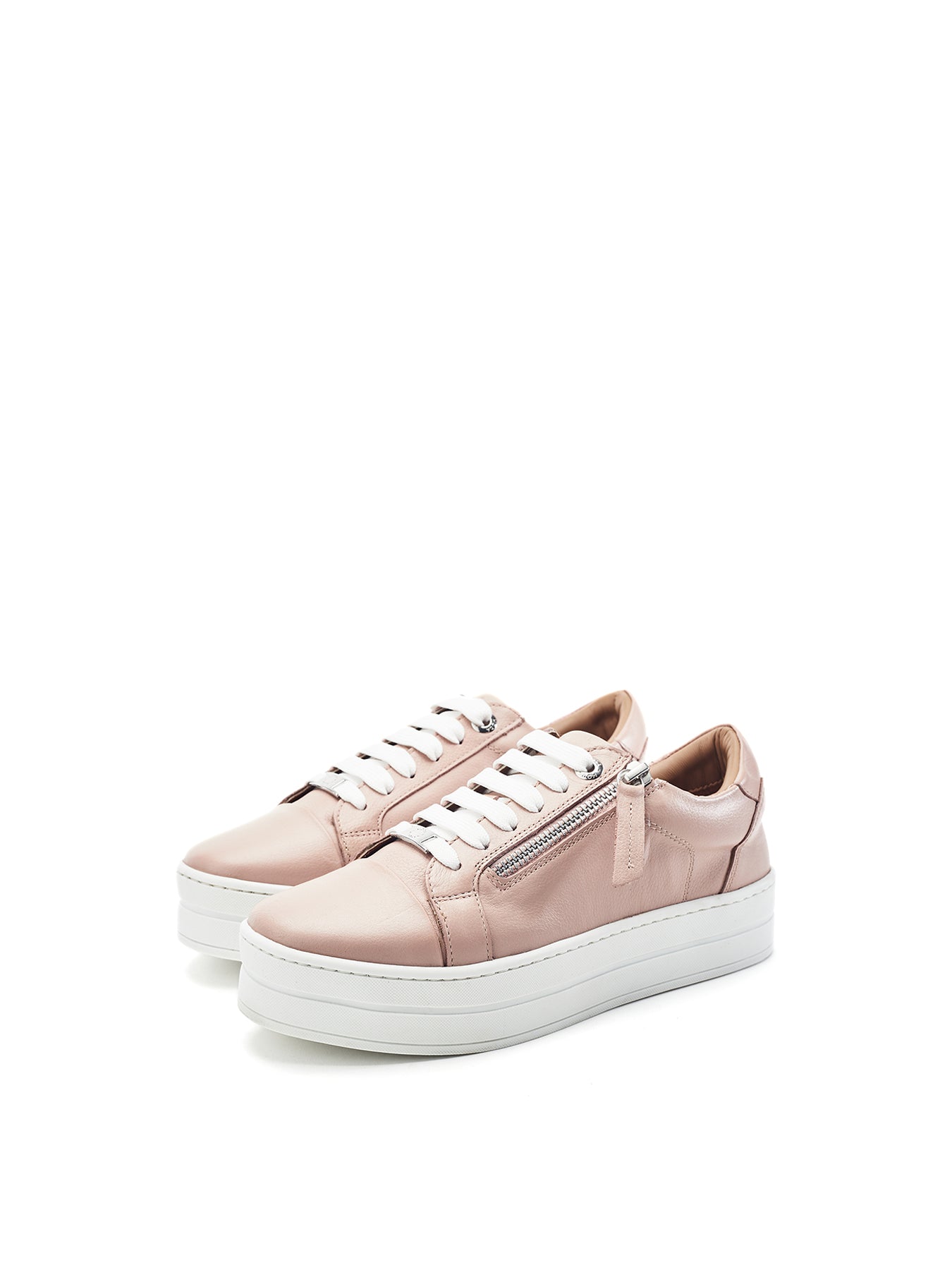 Abbee Leather Trainers Tan