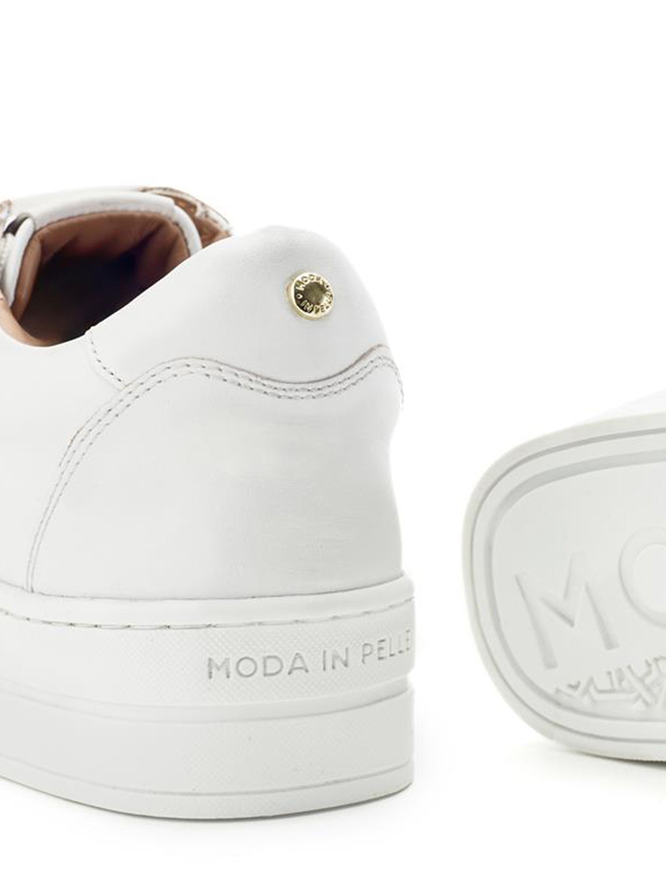 Abbee Lace Up Trainers White