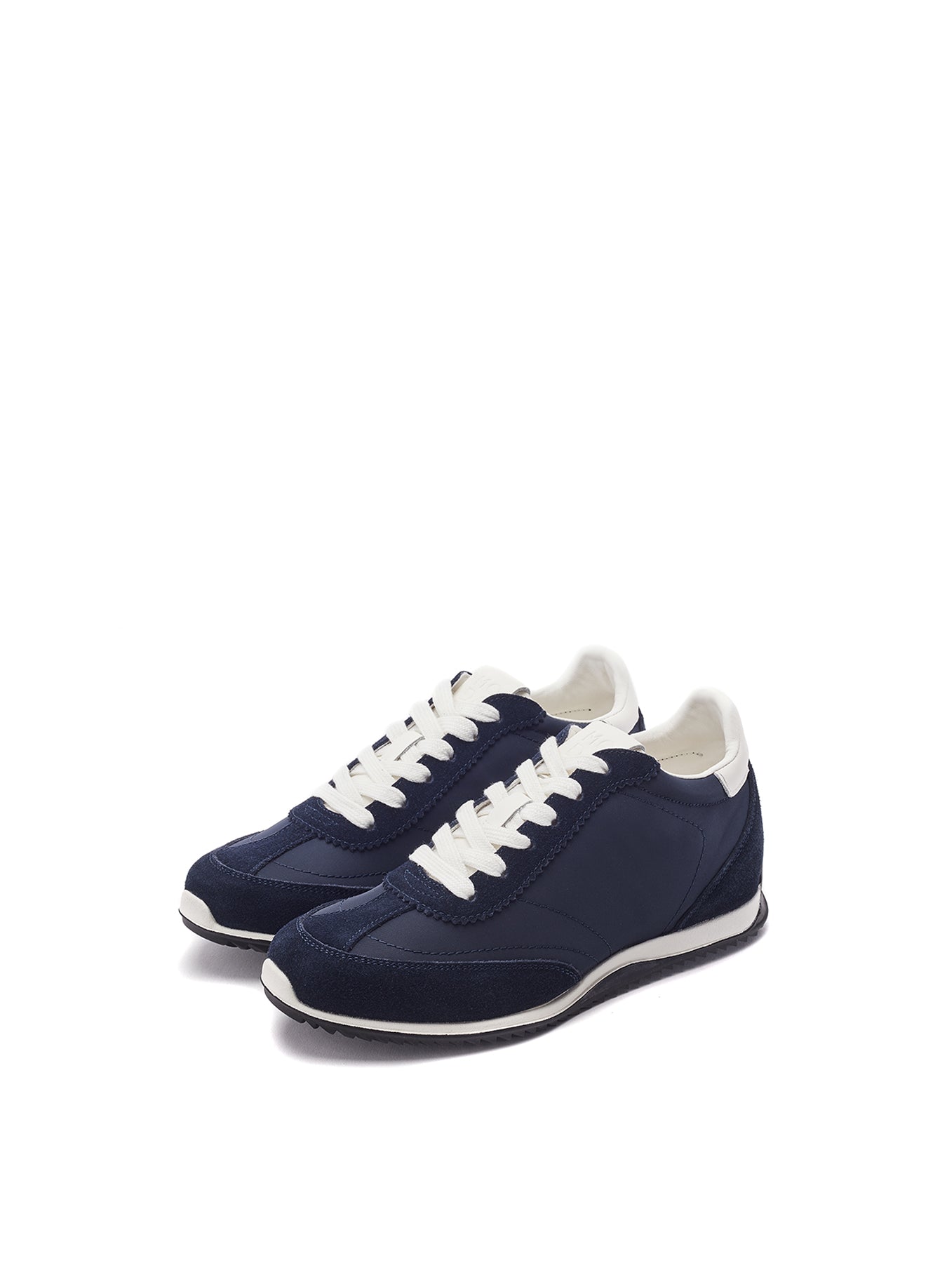 Akalia Lace-Up Trainers Navy