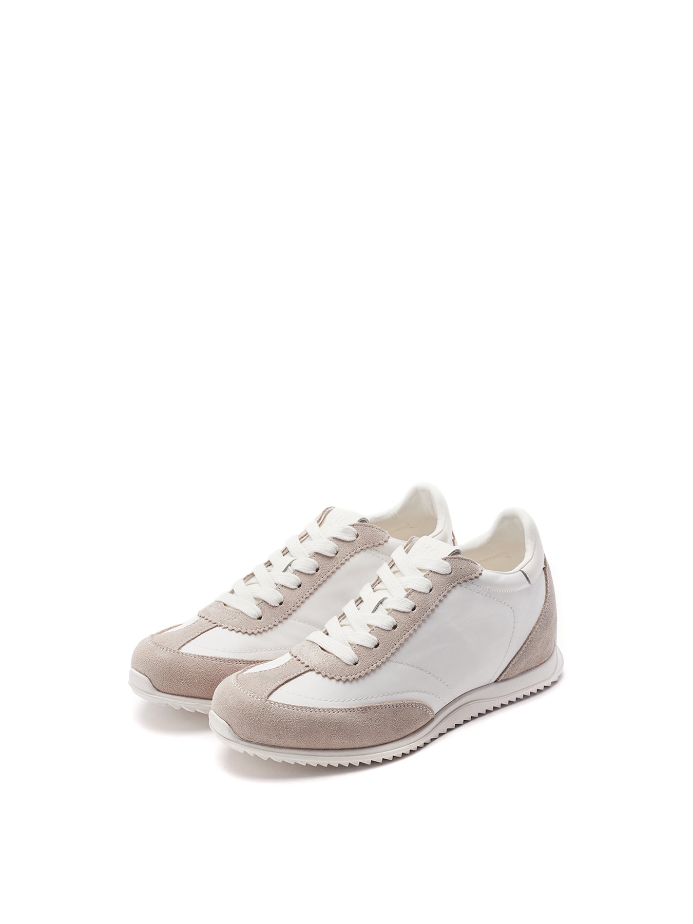 Akalia Lace-Up Trainers White