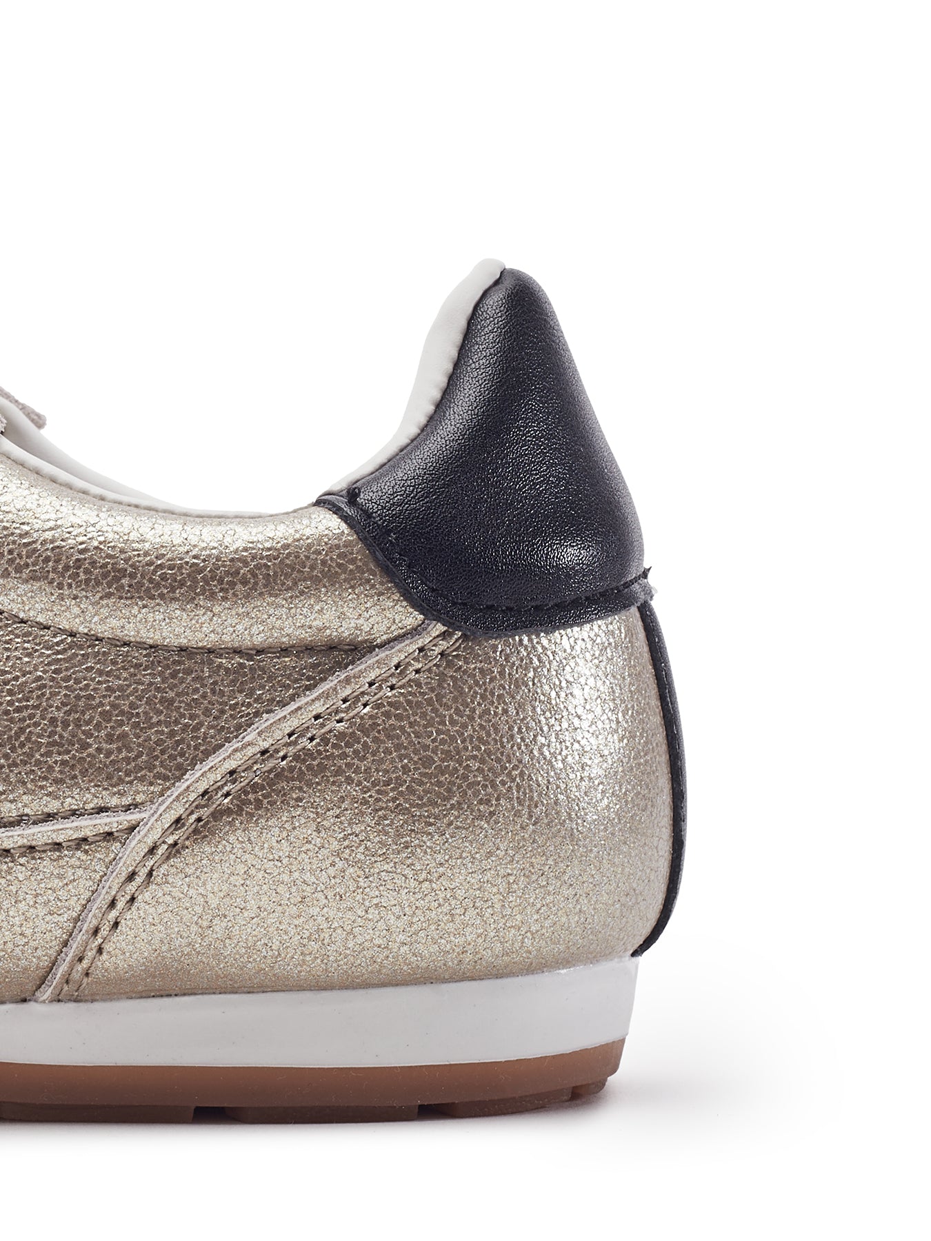 Ares Lace-Up Trainers Gold