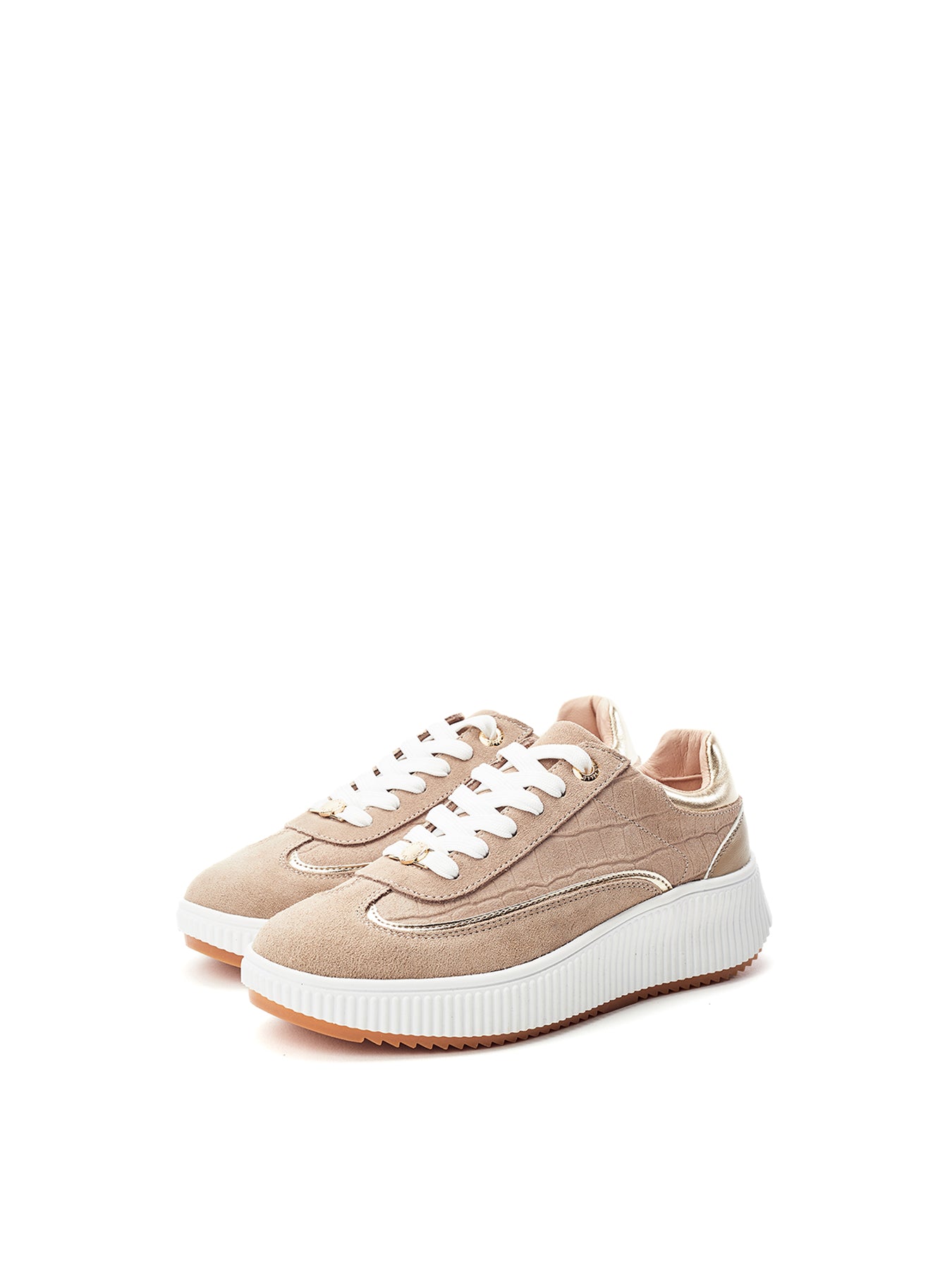Baretti Chunky Trainers Taupe