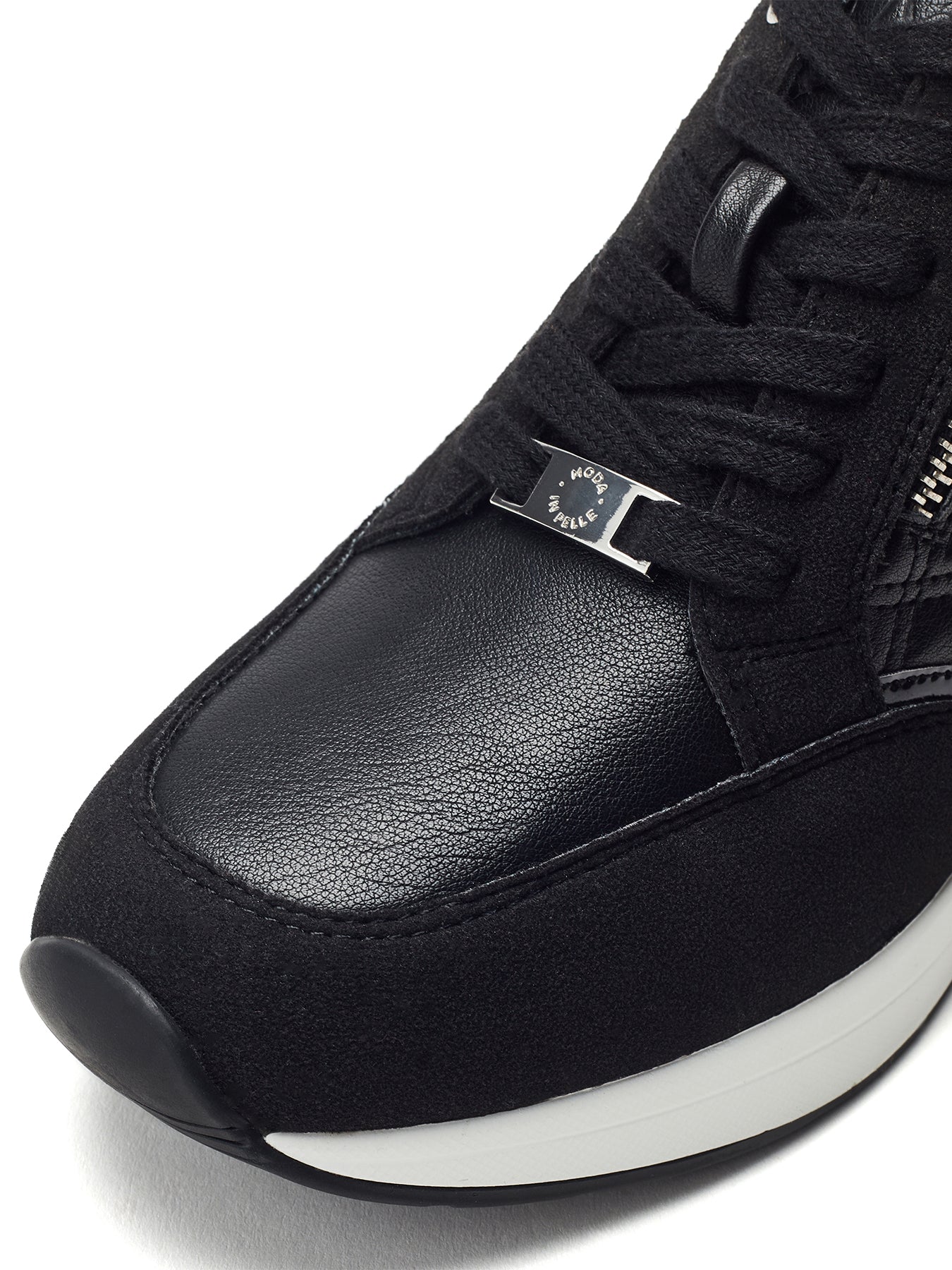 Carrley Lace Up Trainers Black