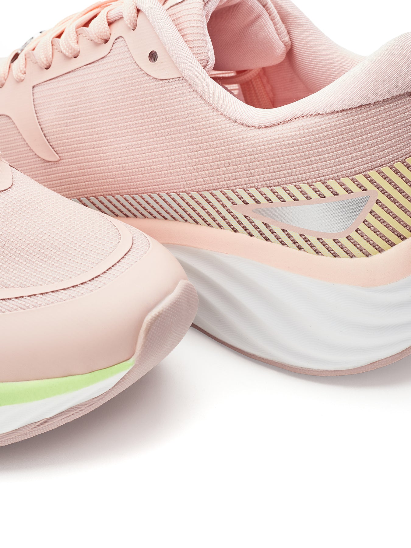 Damara Lace Up Trainers Pink