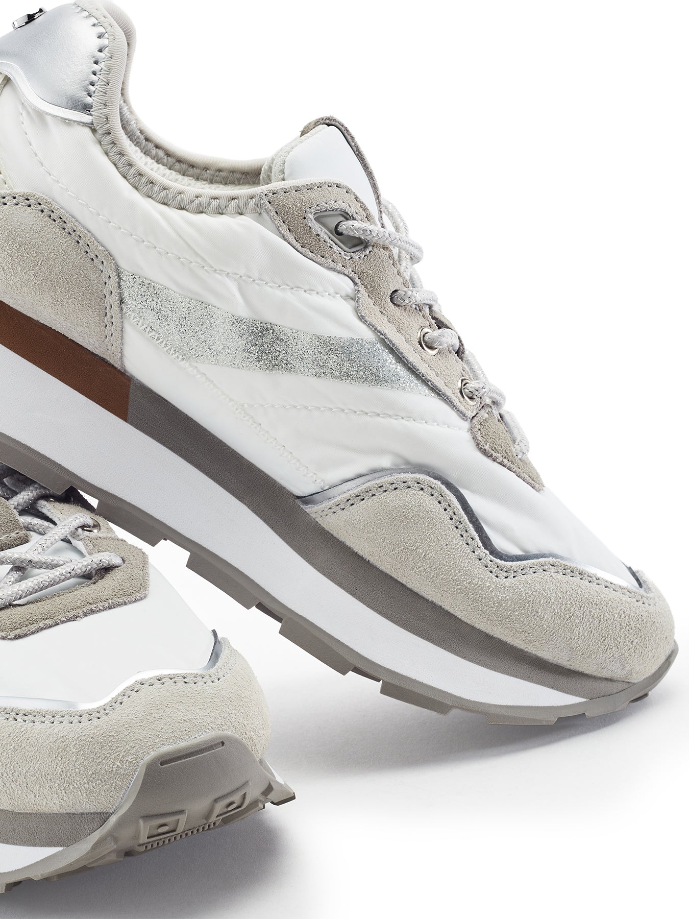 Dorea Lace-Up Trainers White