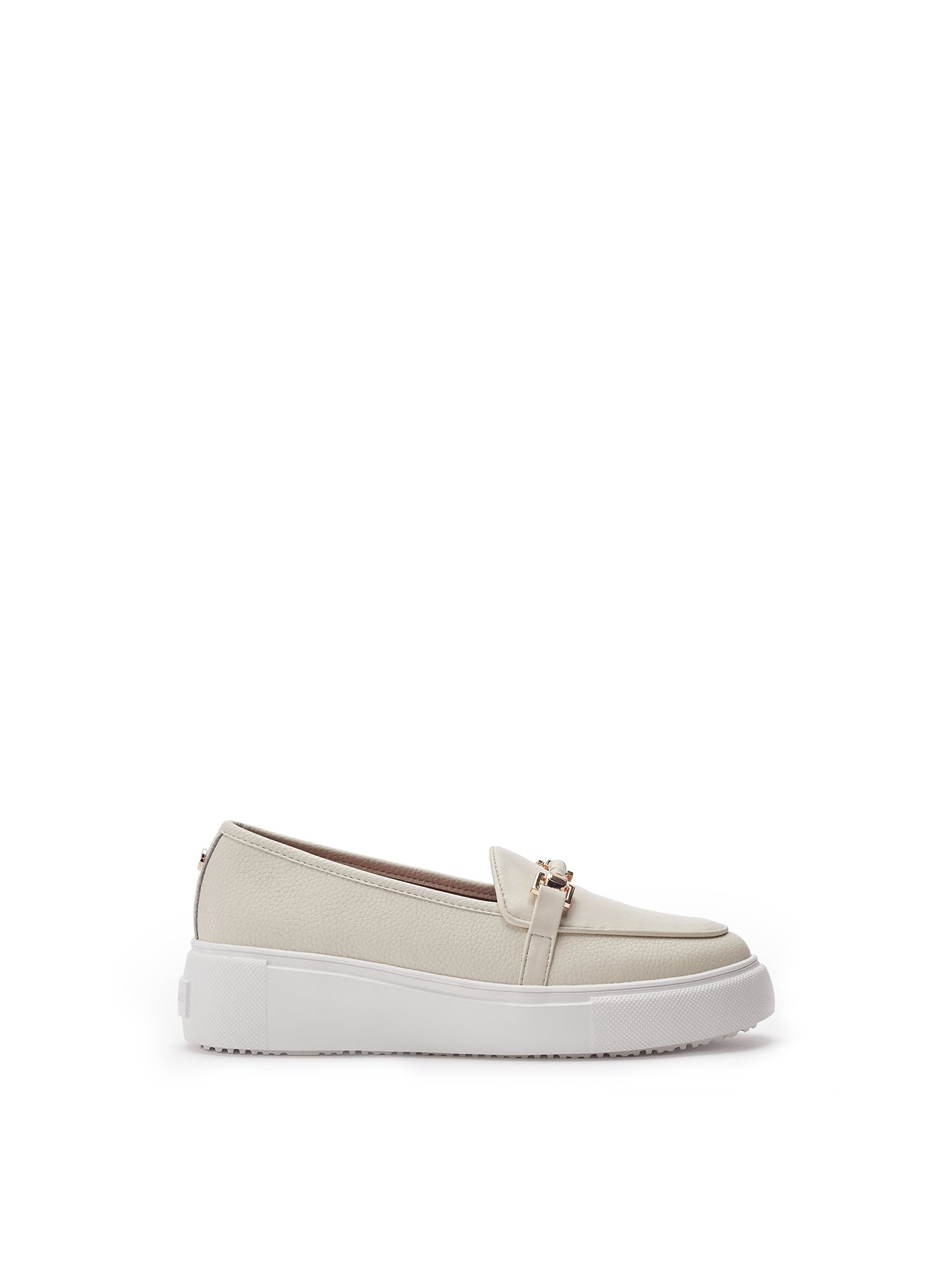 Ettala Leather Loafers White
