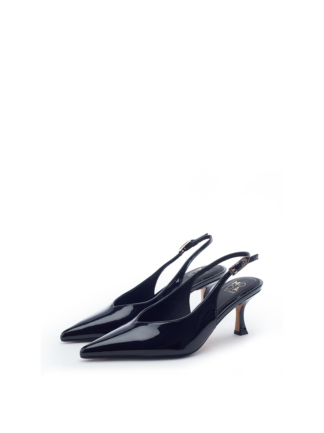 Gallia High Heel Court Shoes Black