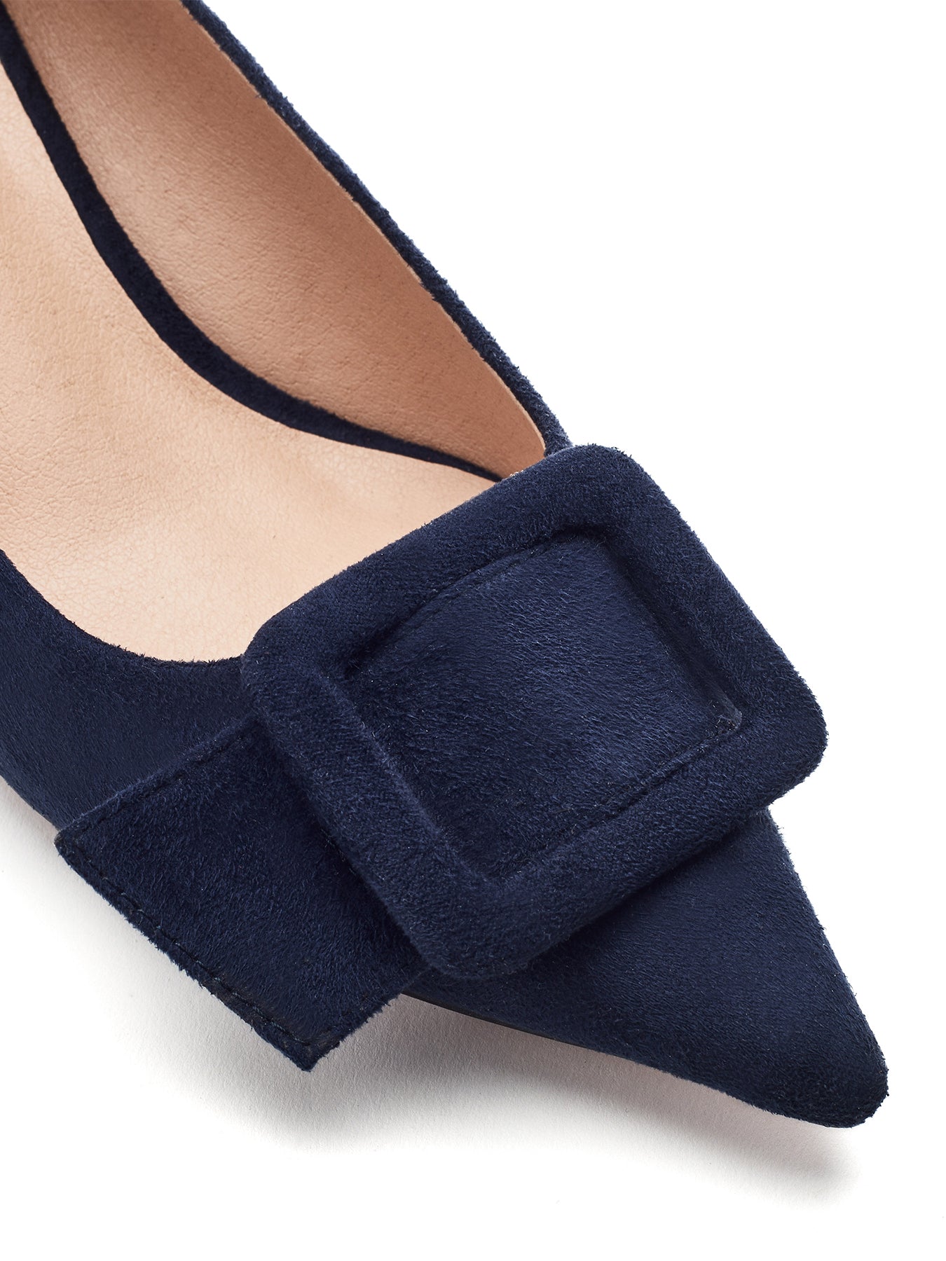 Ghiselle Kitten Heel Shoes Navy