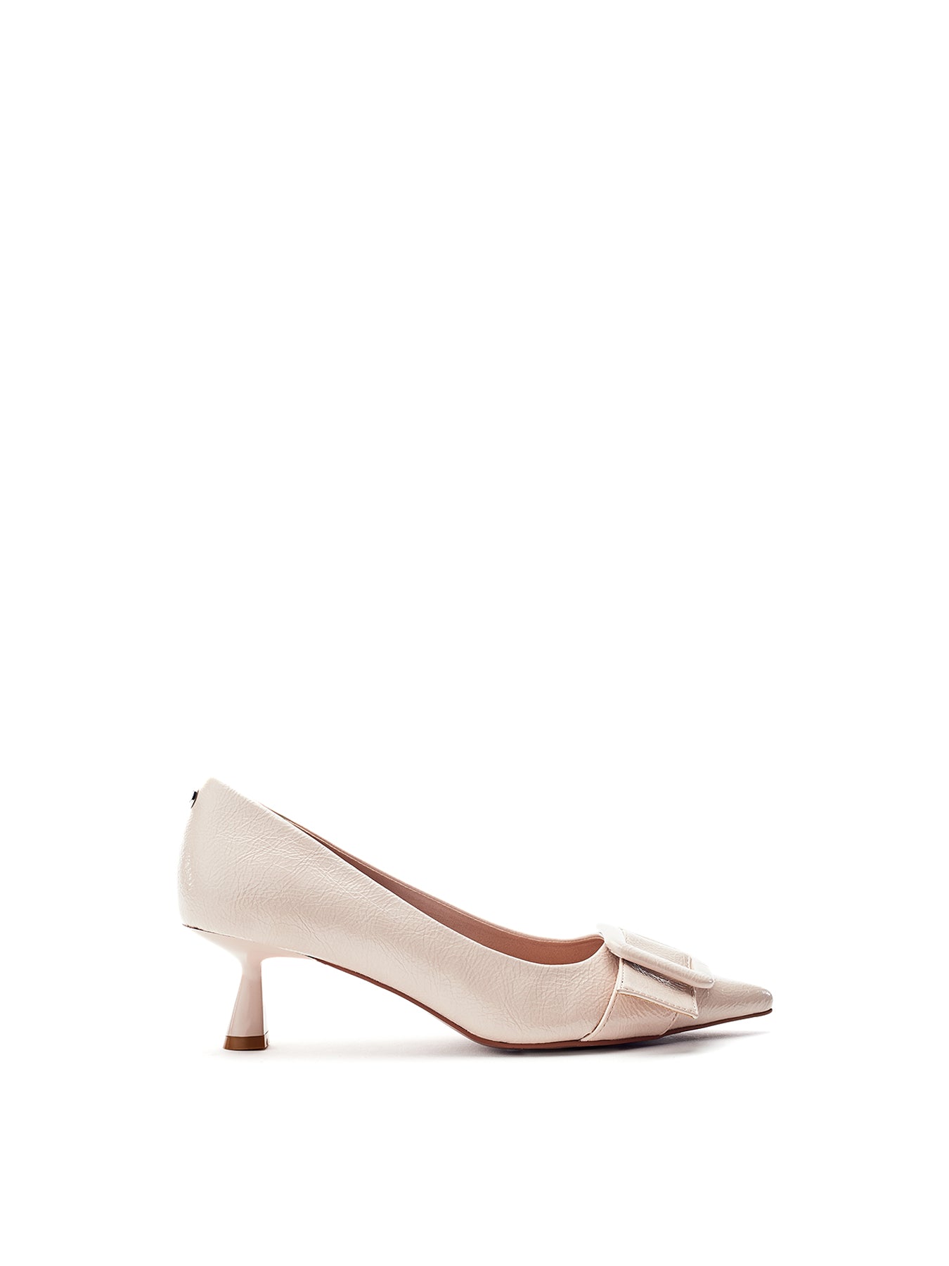 Ghiselle Kitten Heel Shoes Beige