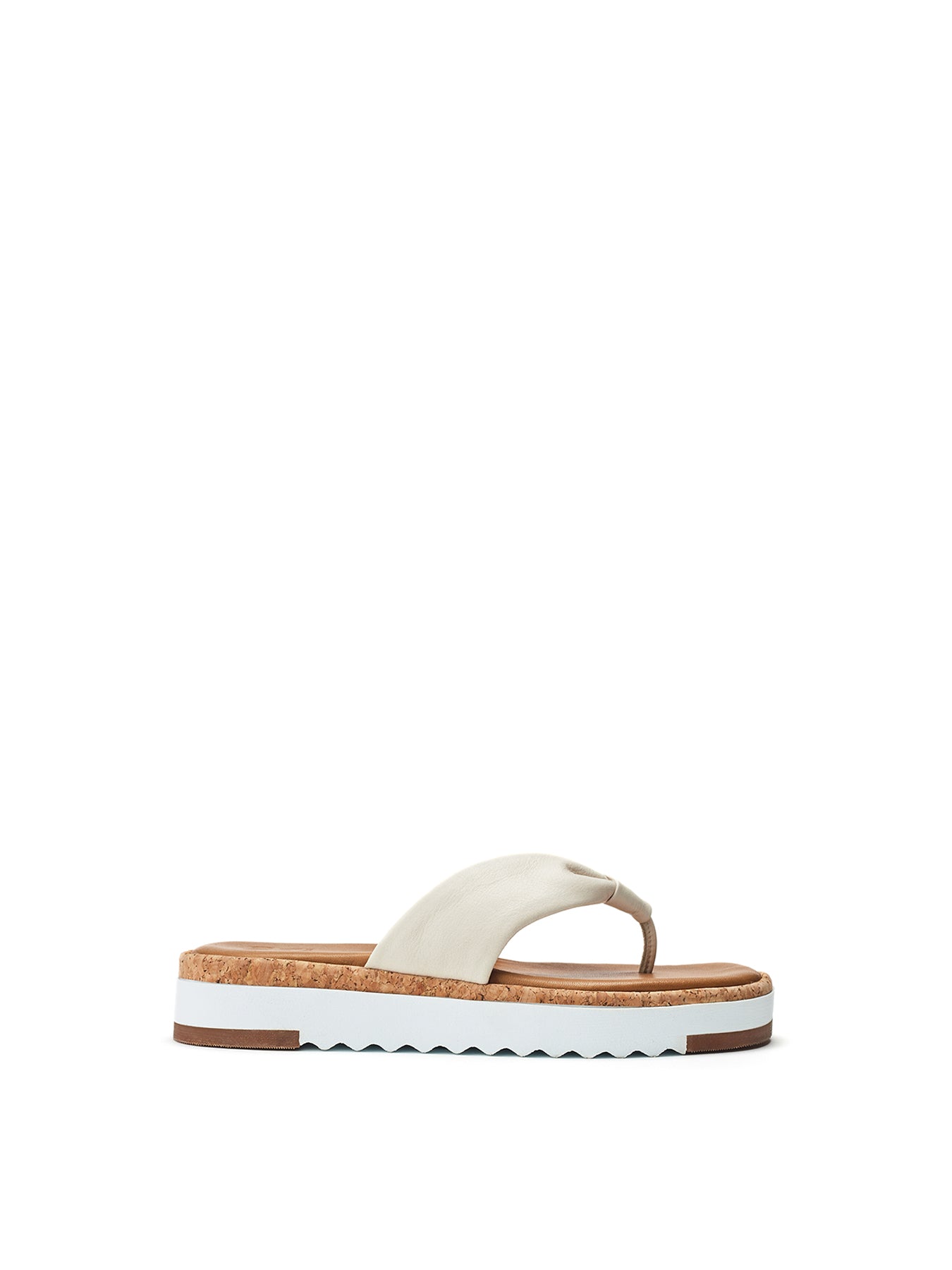 Kadence Flat Sandals Cream