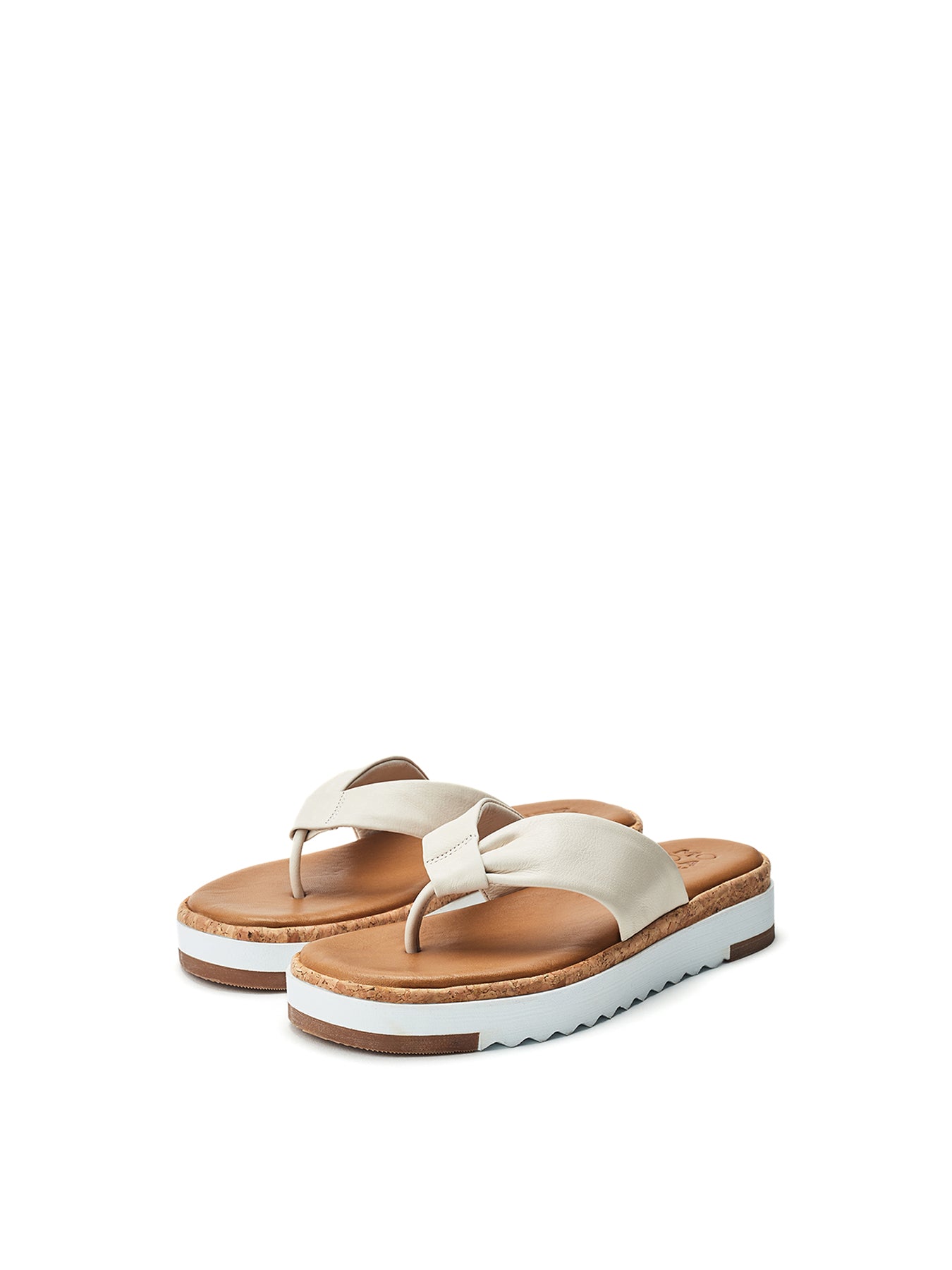 Kadence Flat Sandals Cream