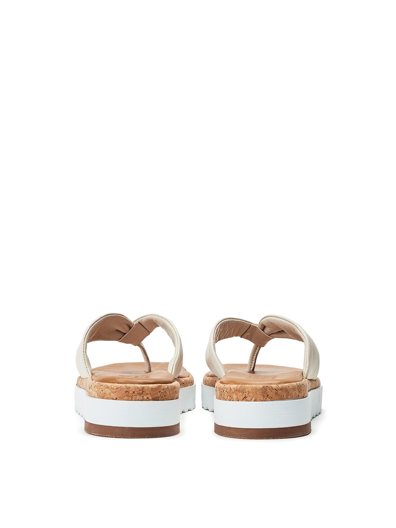 Kadence Flat Sandals Cream