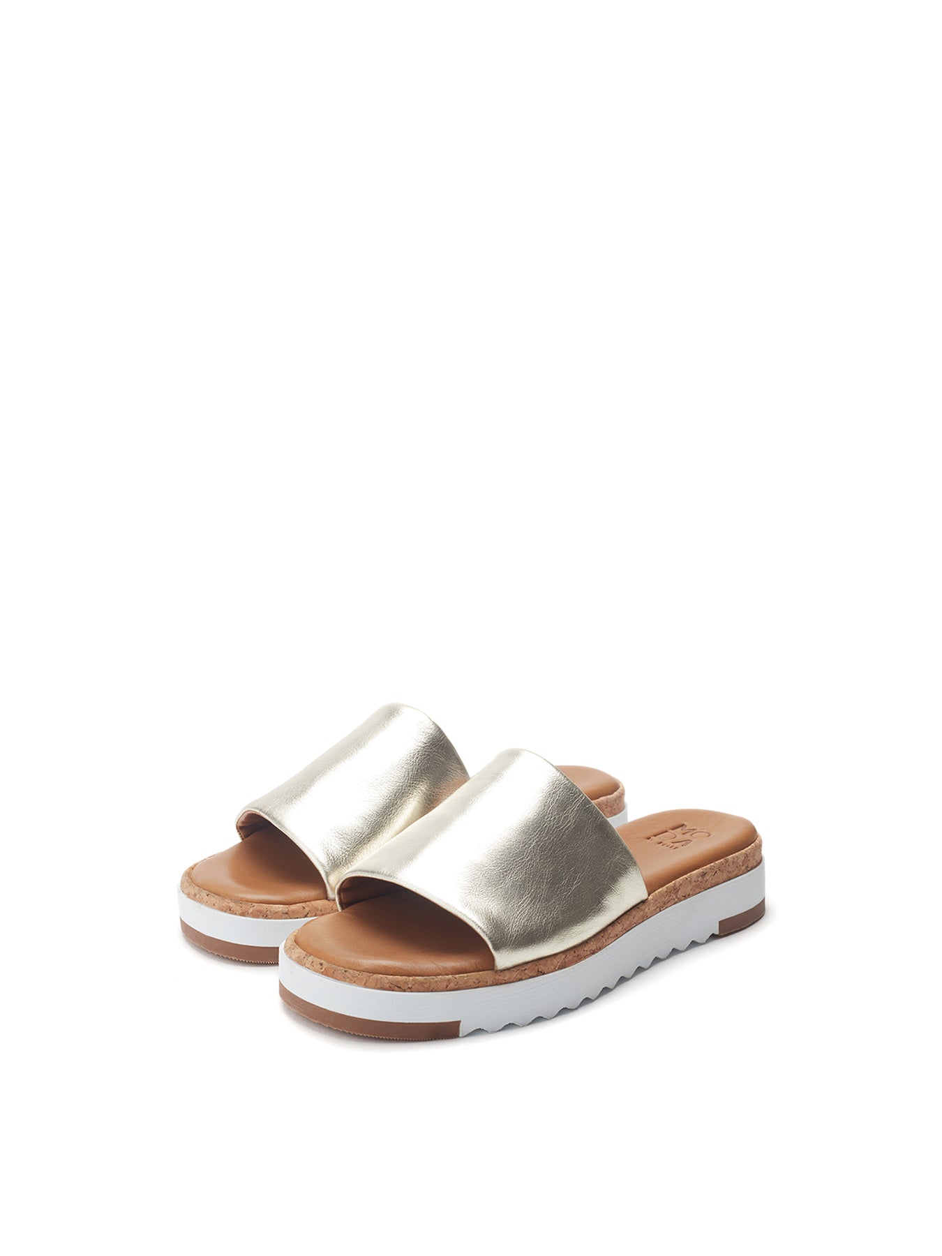 Kanzan Slider Sandals Gold