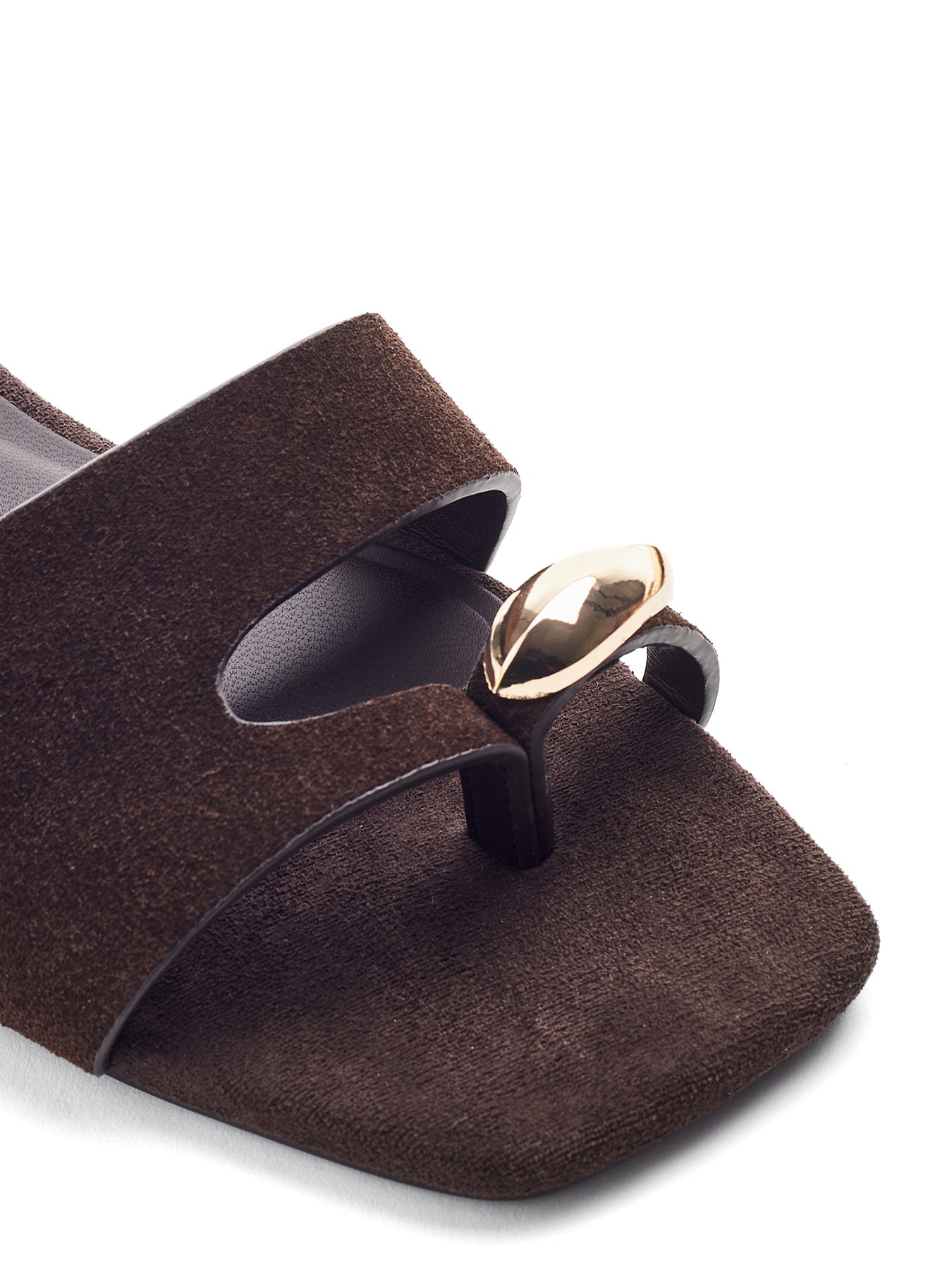 Leera Flat Sandals Brown