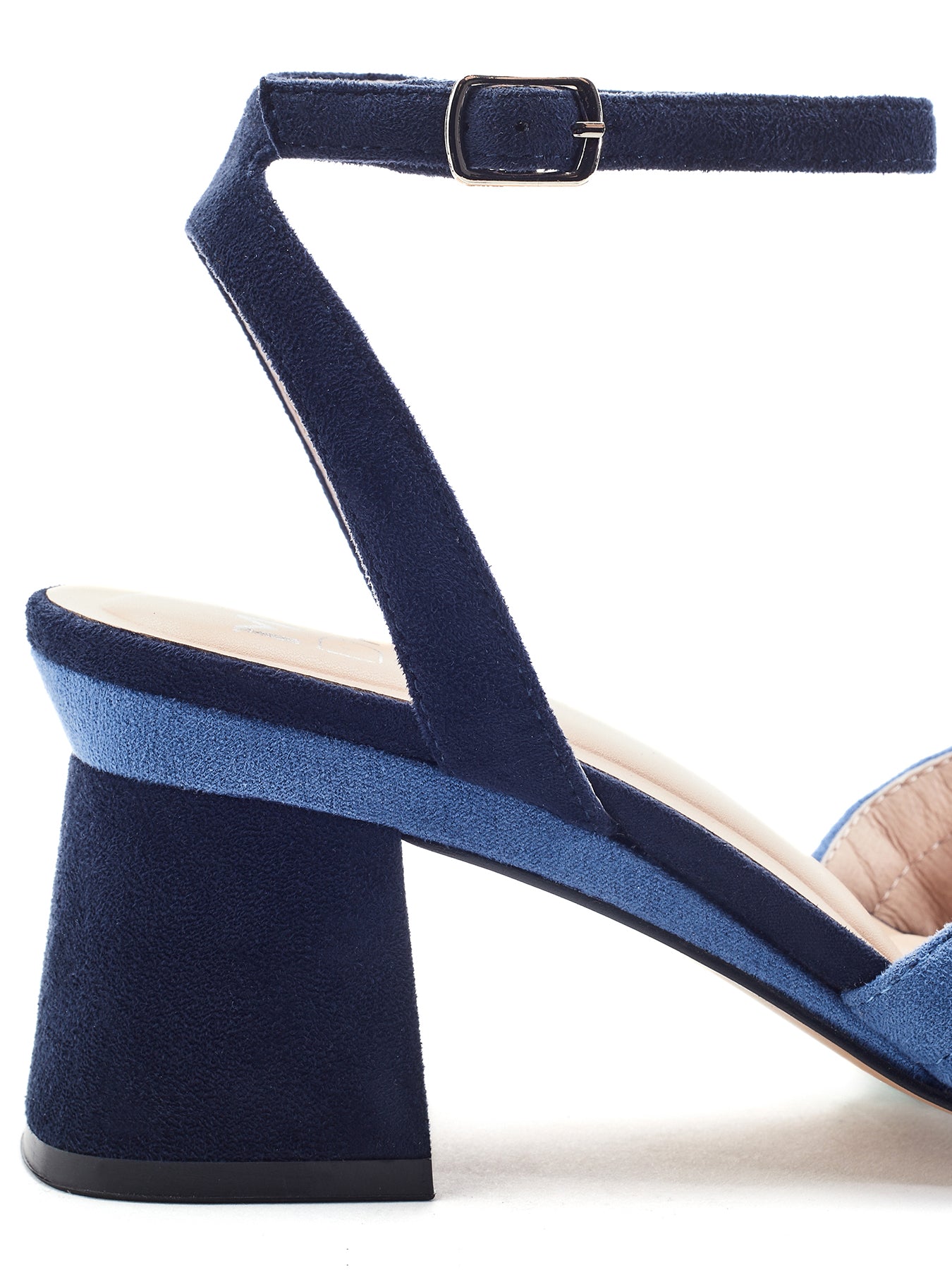 Madelia Block Heel Sandals Navy