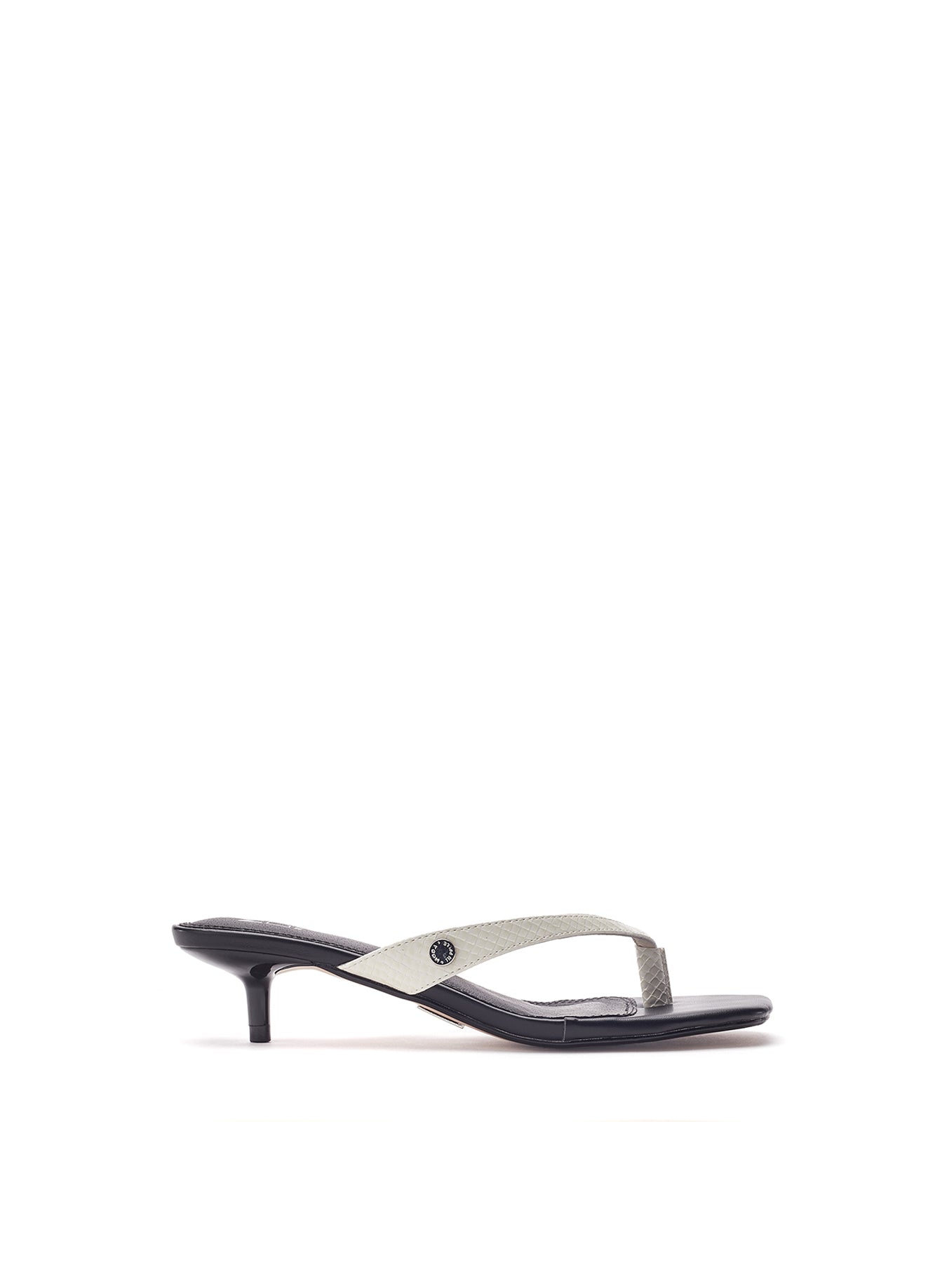 Melodi Kitten Heel Sandals Black