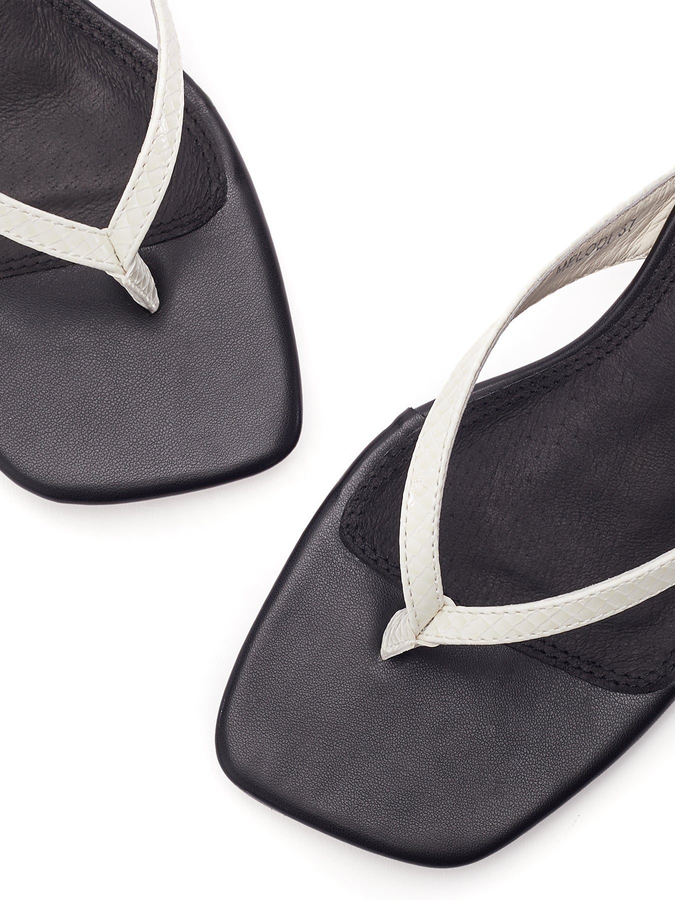 Melodi Kitten Heel Sandals Black