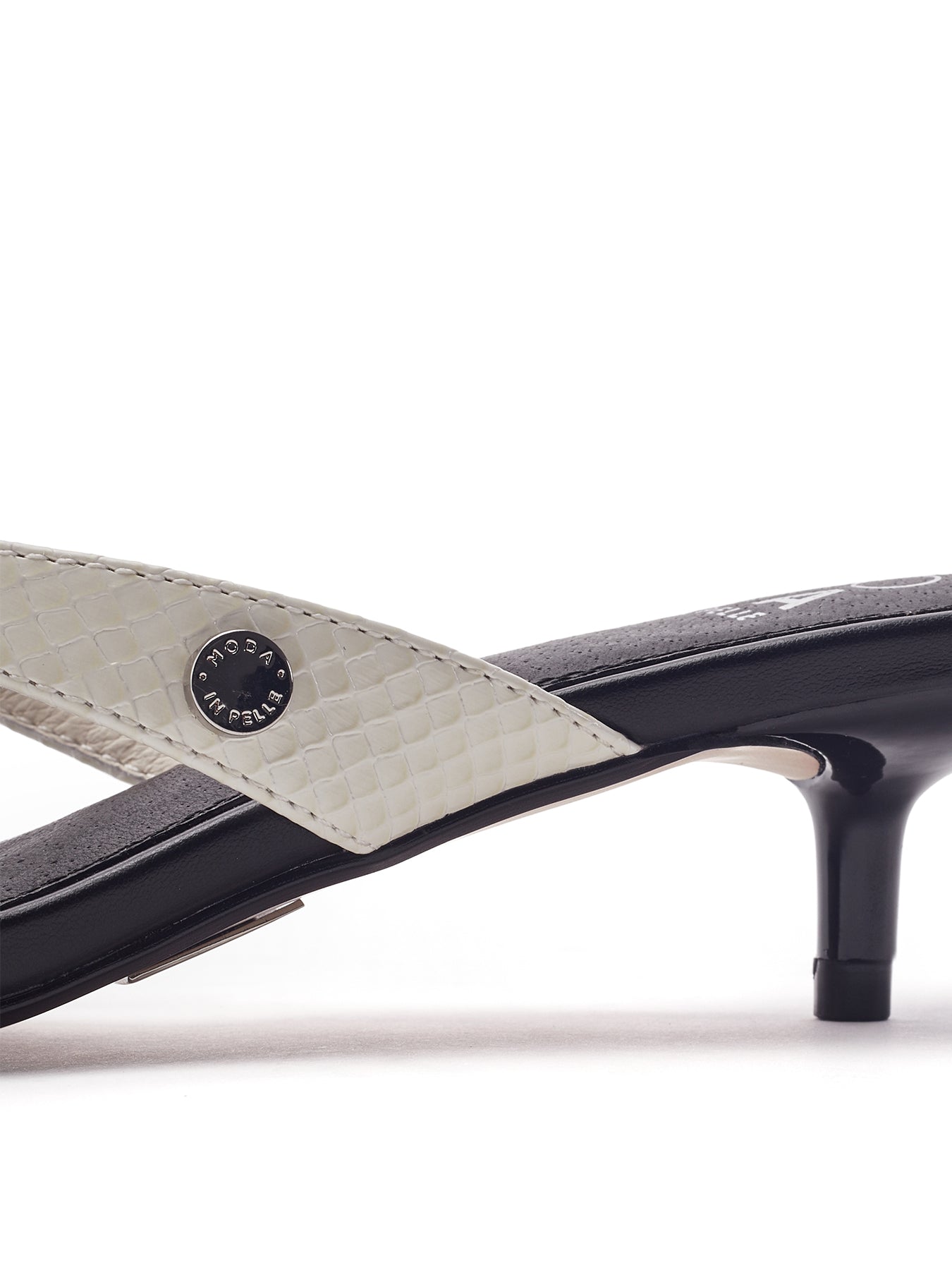 Melodi Kitten Heel Sandals Black