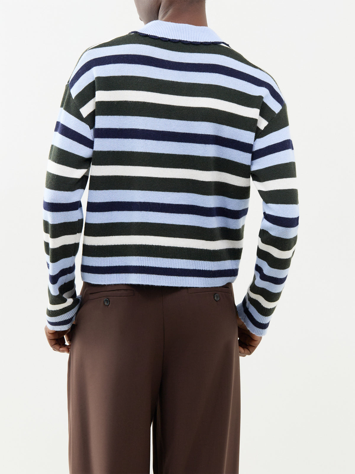 Delora Merino Wool Blend Long Sleeve Top