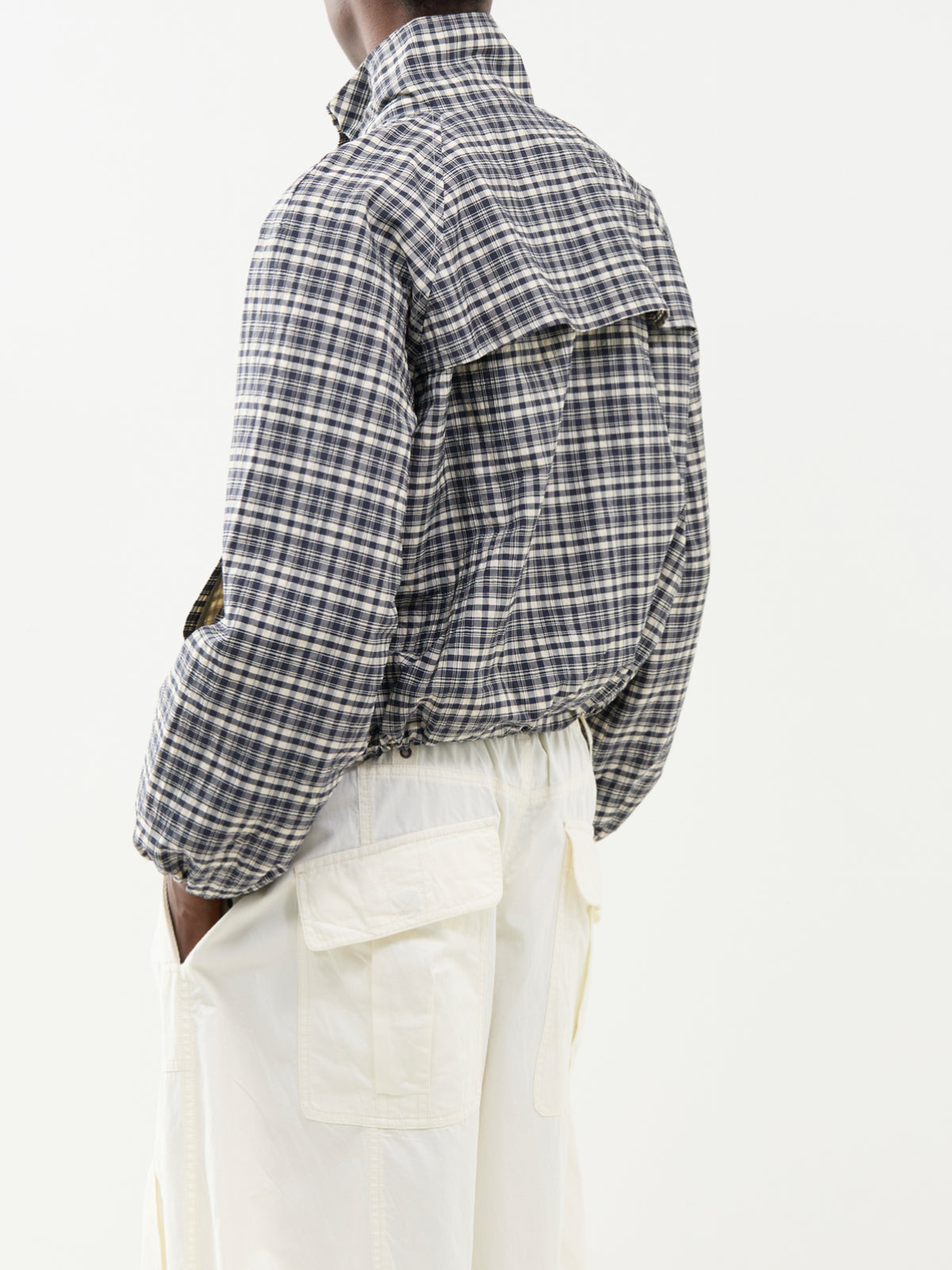 Blake Check Zip-Up Shacket