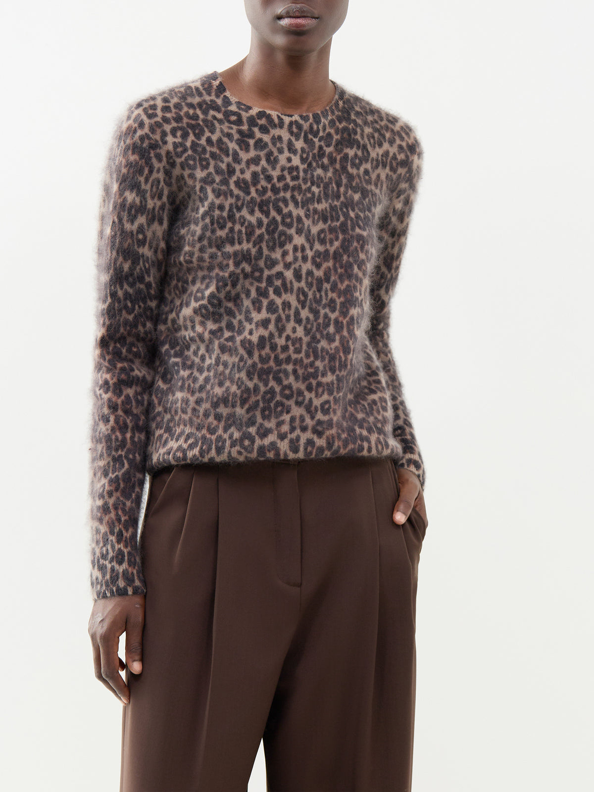 Sofia Wool & Cashmere Blend Long Sleeve Top