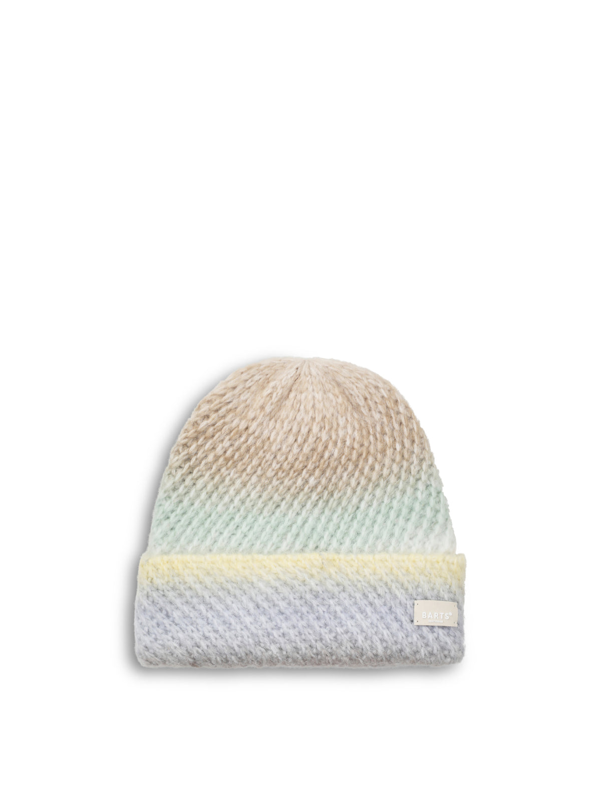 Fanatail Wool Blend Turn-Up Beanie - Light Brown