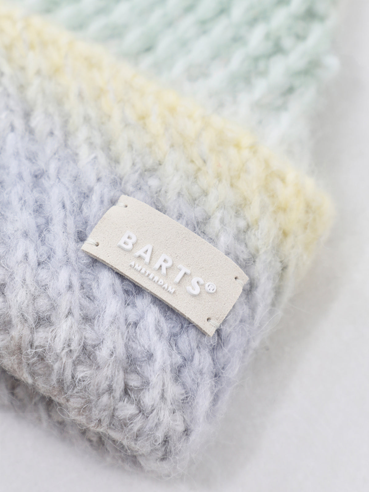 Fanatail Wool Blend Turn-Up Beanie - Light Brown