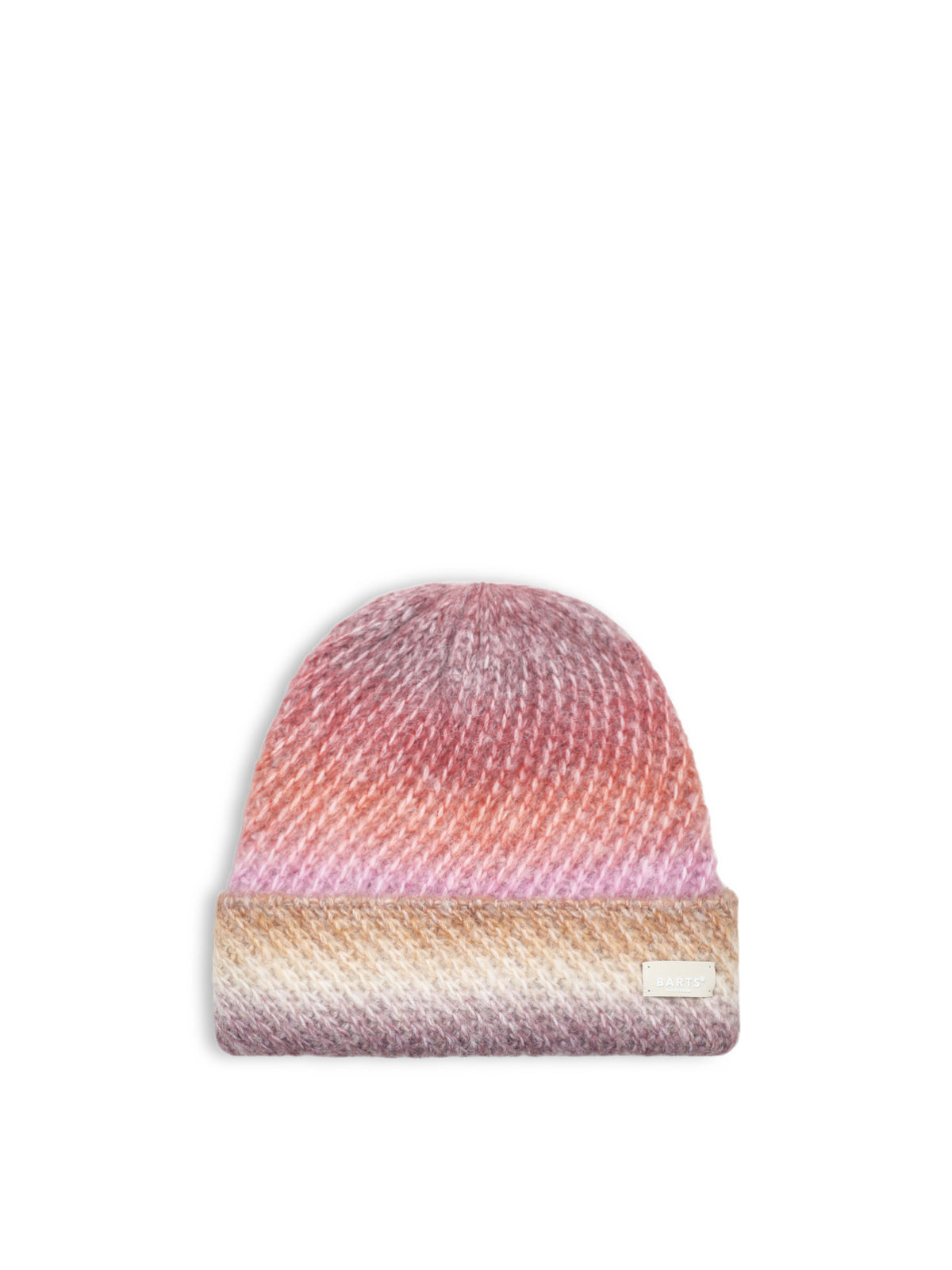 Fanatail Wool Blend Turn-Up Beanie - Berry