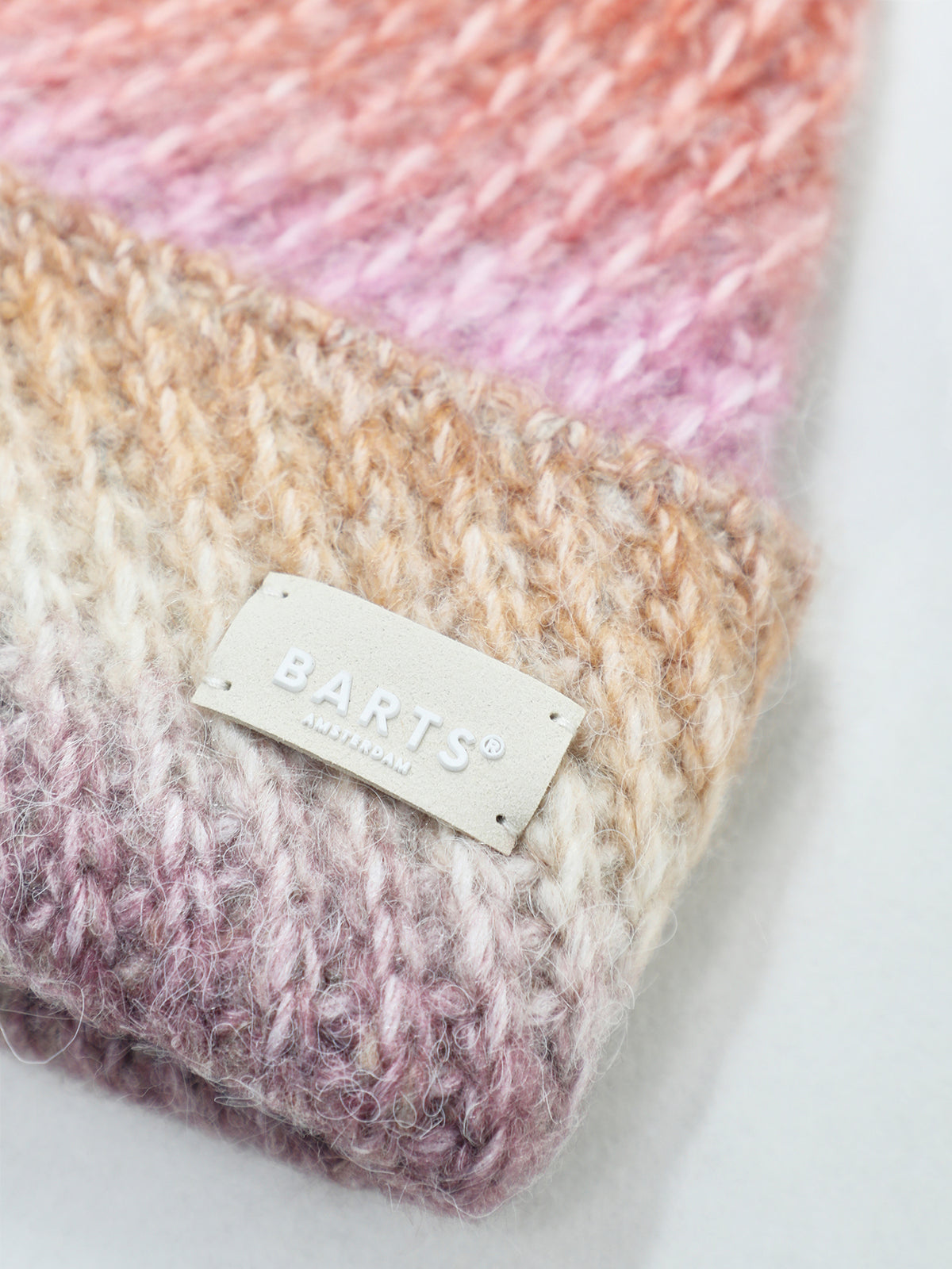 Fanatail Wool Blend Turn-Up Beanie - Berry