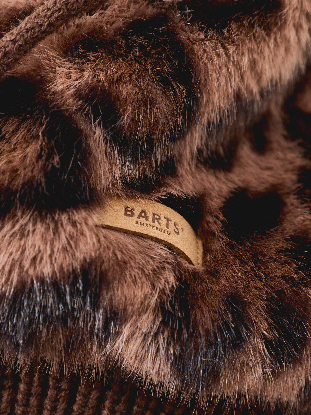 Eliess Hood - Print Brown