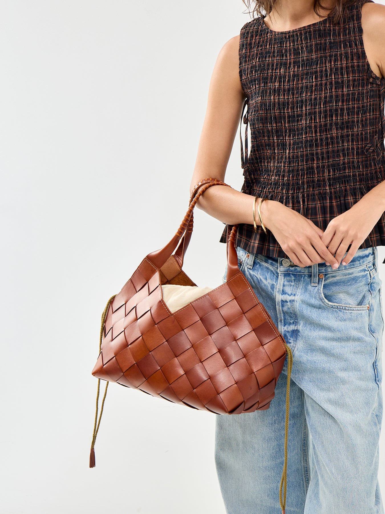 Castello Shoulder Tote Tan