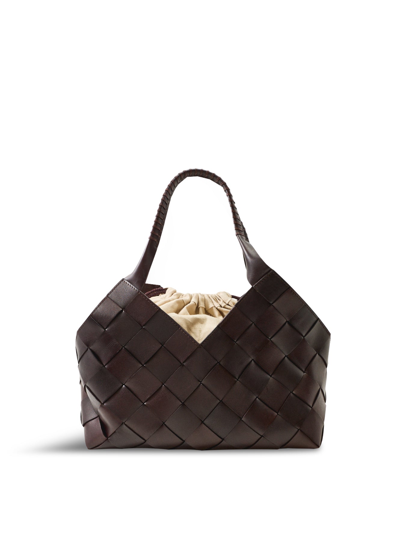 Castello Shoulder Tote Brown