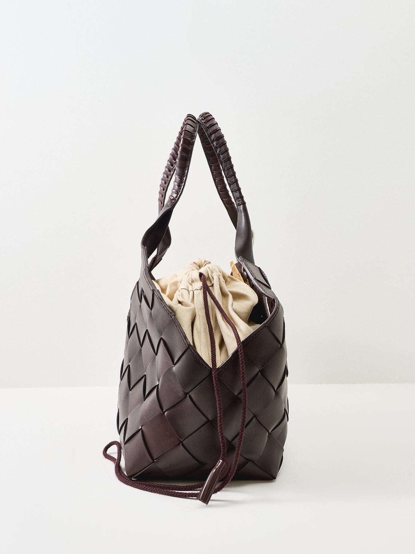 Castello Shoulder Tote Brown