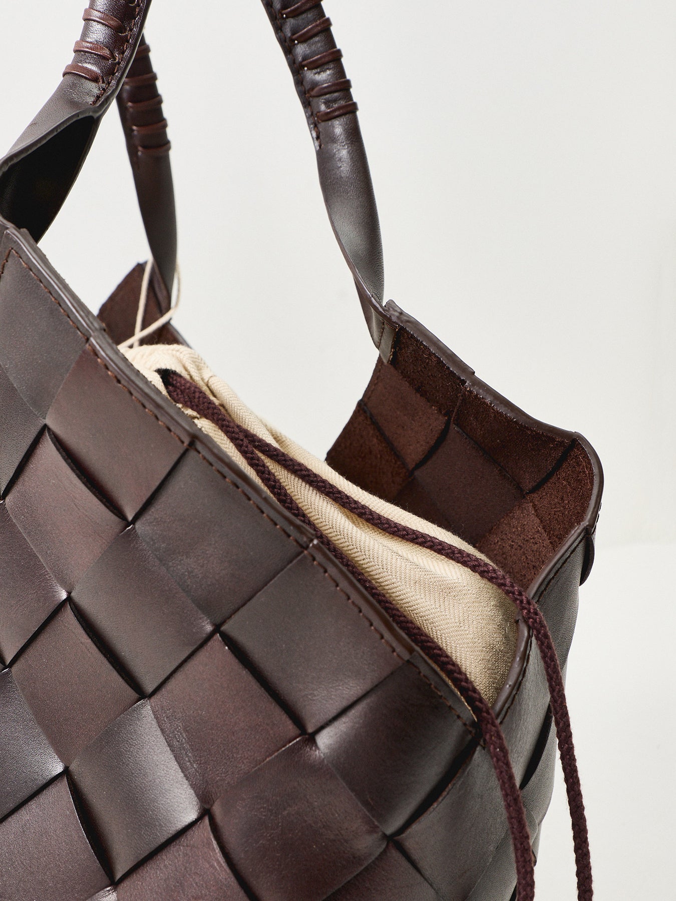Castello Shoulder Tote Brown