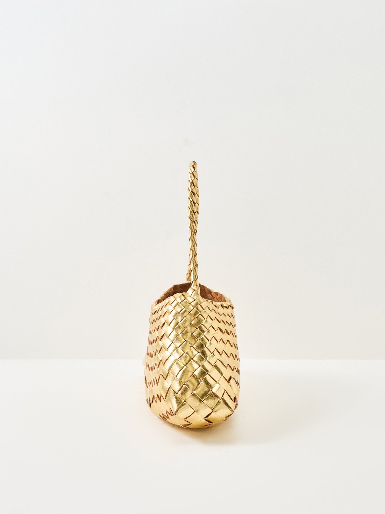 Rosanna Leather Shoulder Bag Gold
