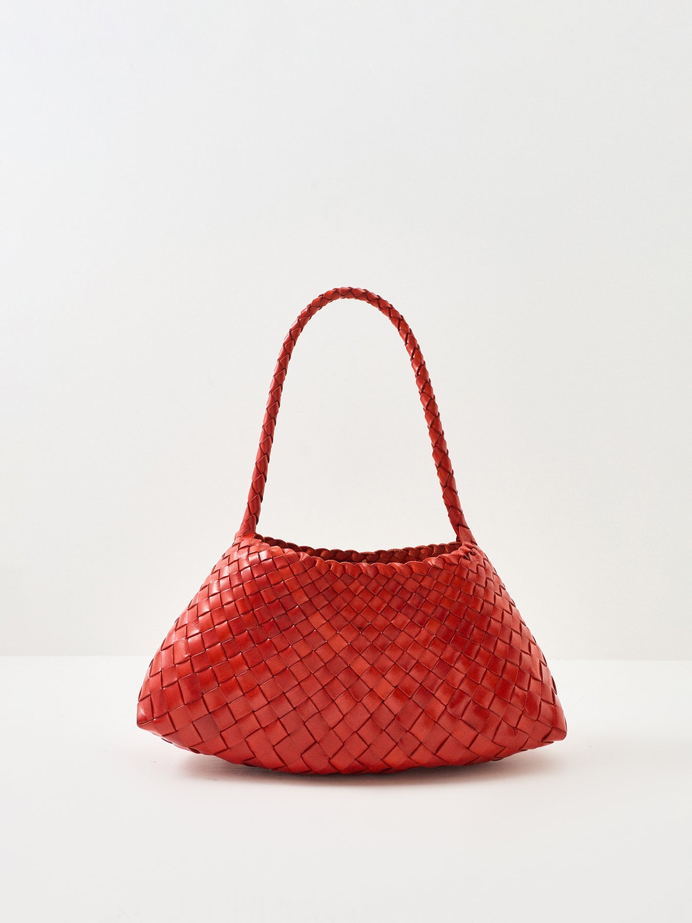 Rosanna Leather Shoulder Bag Red