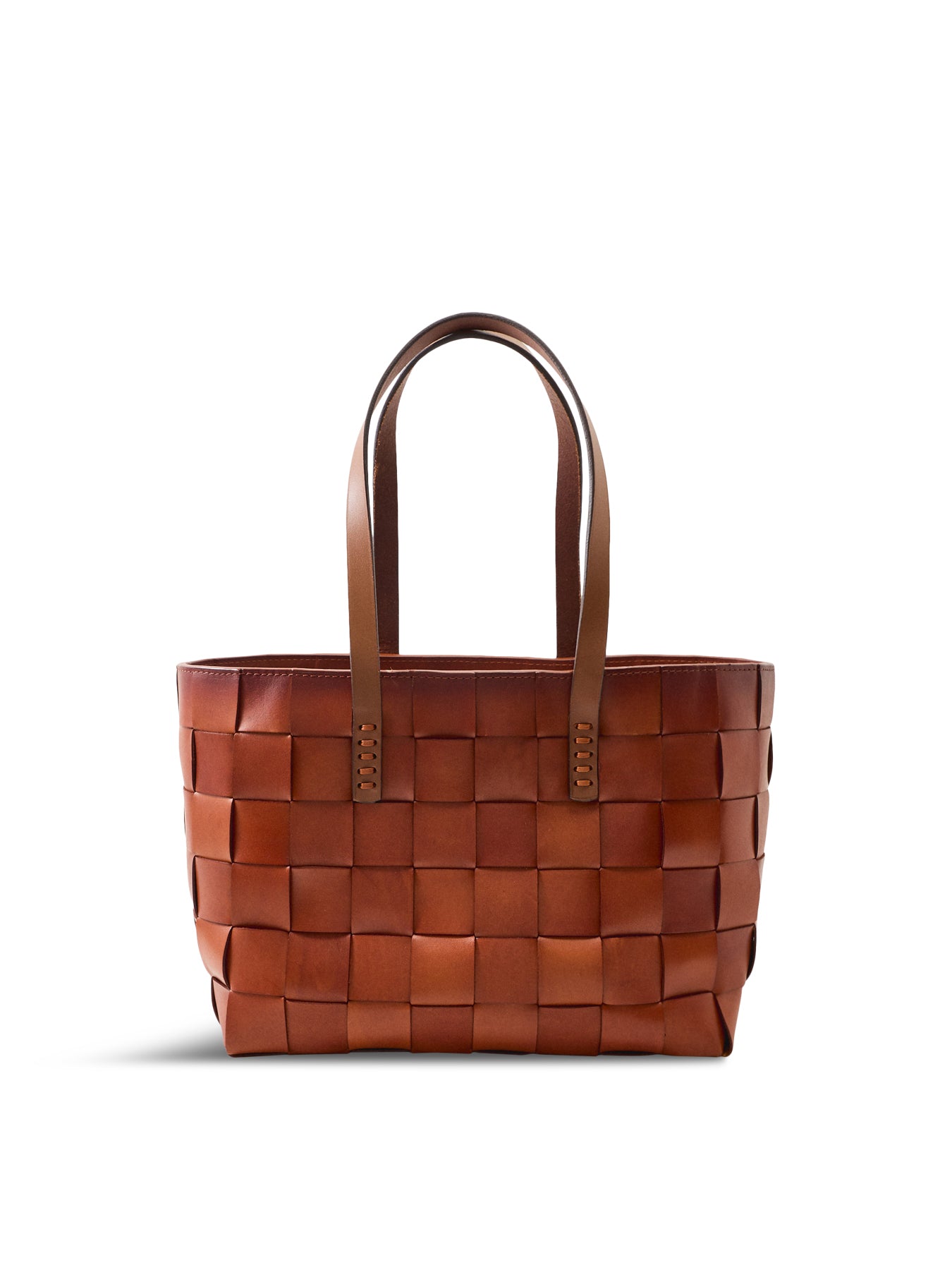 Japan Suede Box Weave Basket Tan