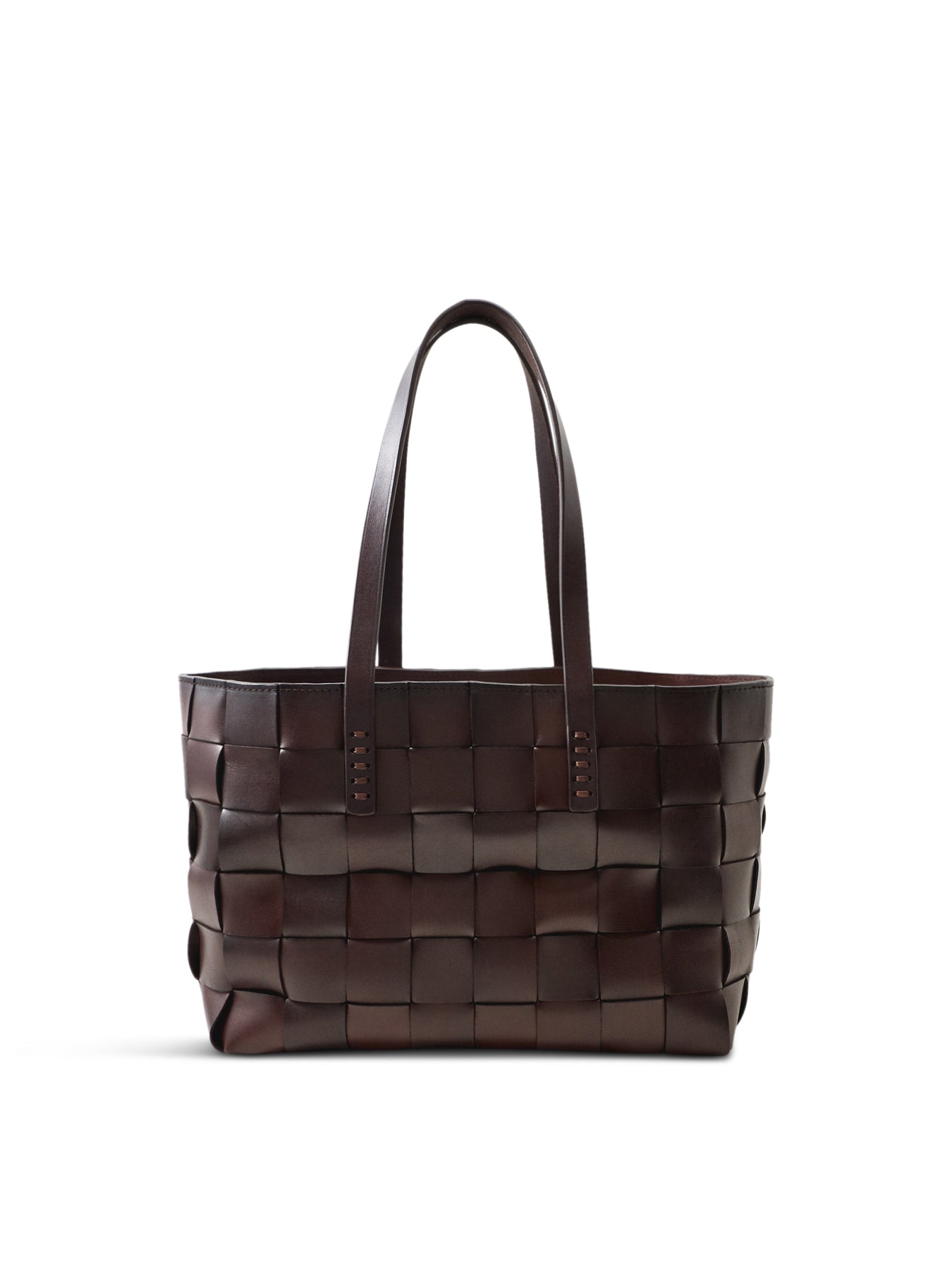 Japan Suede Box Weave Basket Brown