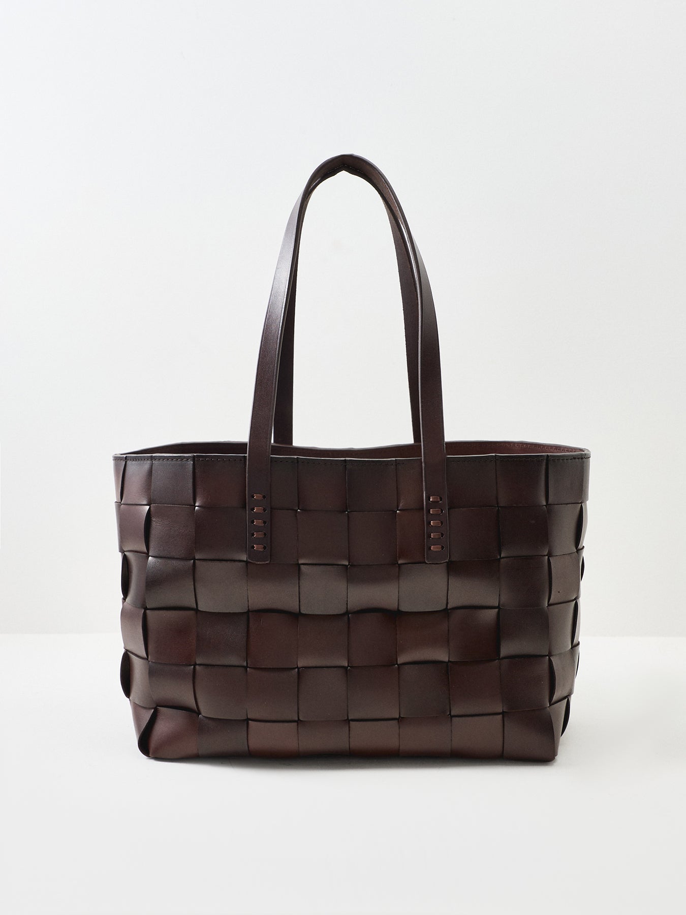 Japan Suede Box Weave Basket Brown