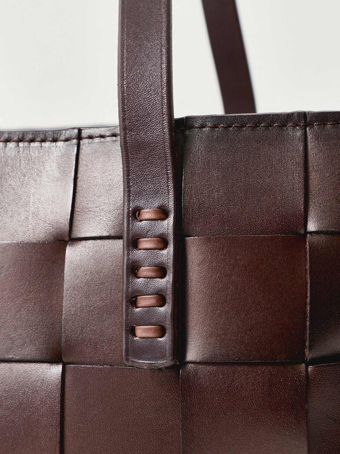 Japan Suede Box Weave Basket Brown