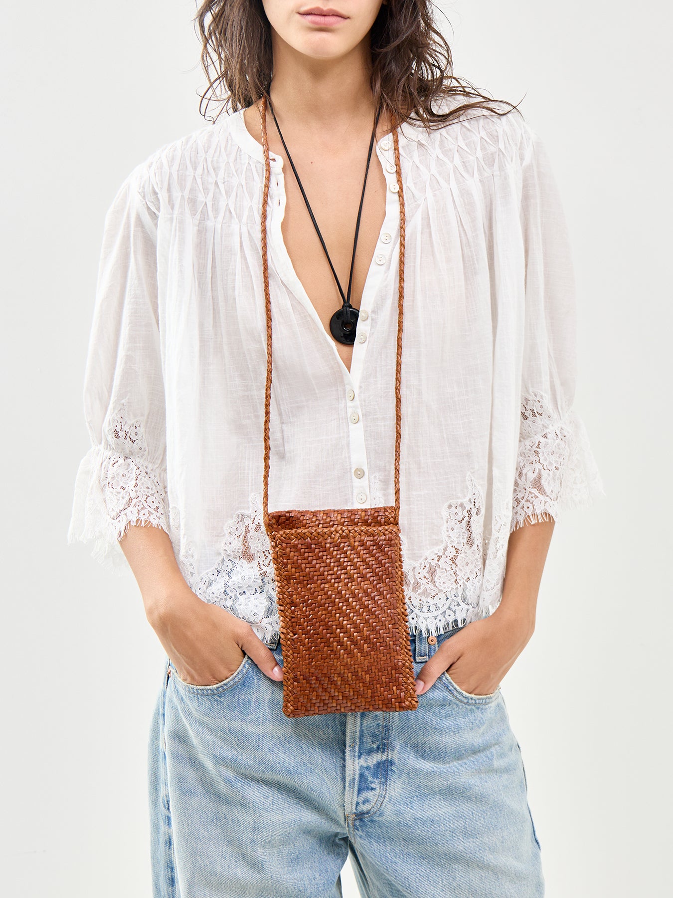 Phone Crossbody Bag Tan