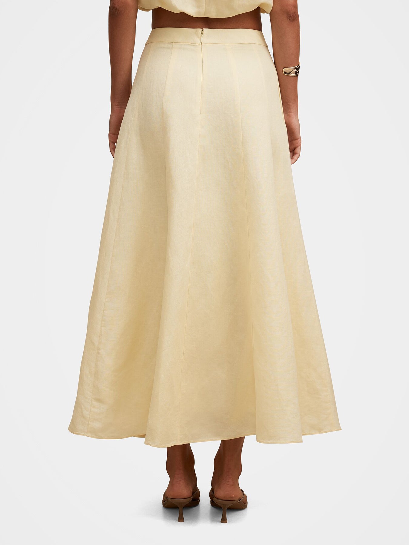 Georgina Godet Skirt Yellow