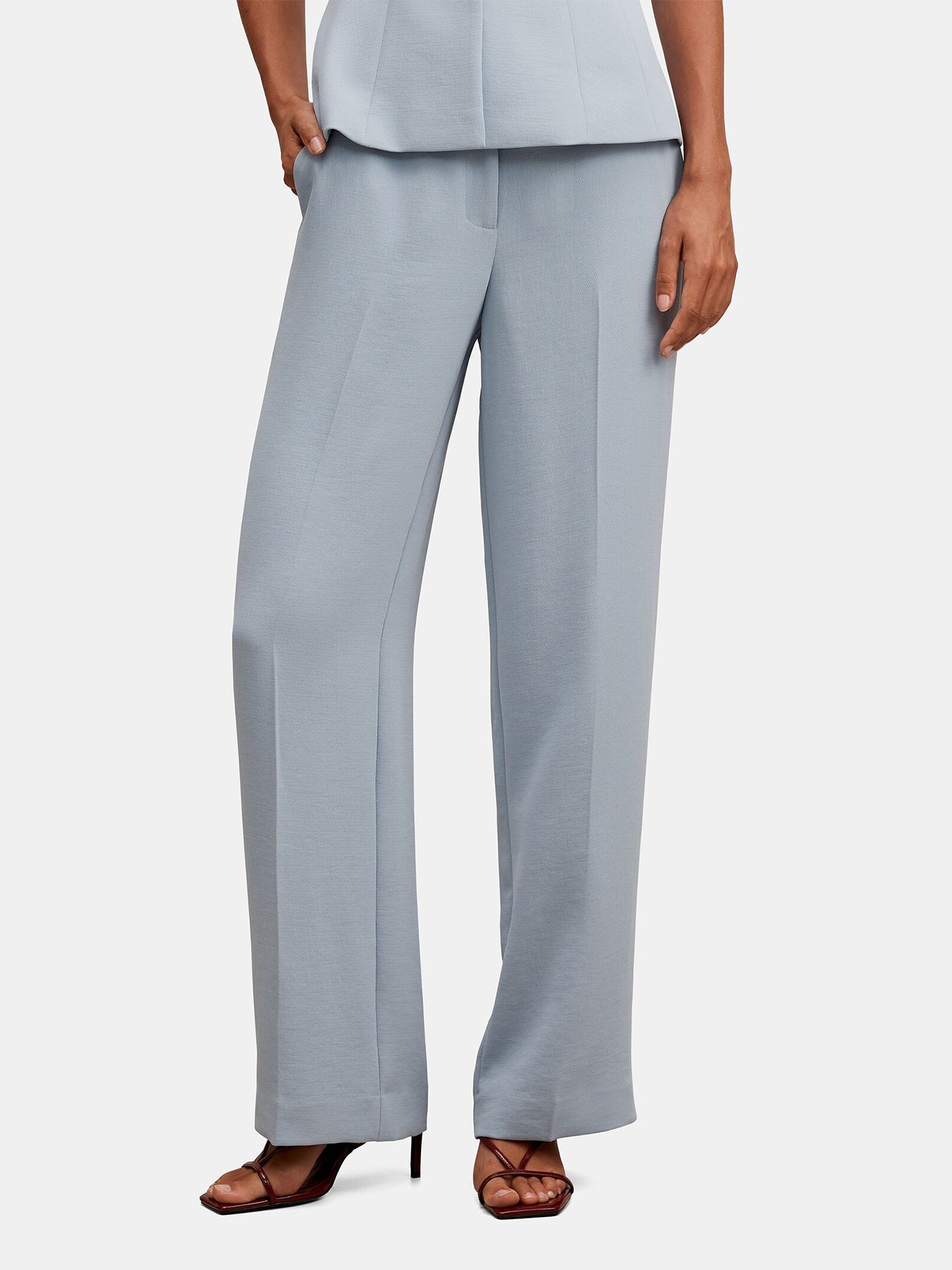Dani Straight Leg Trousers Blue
