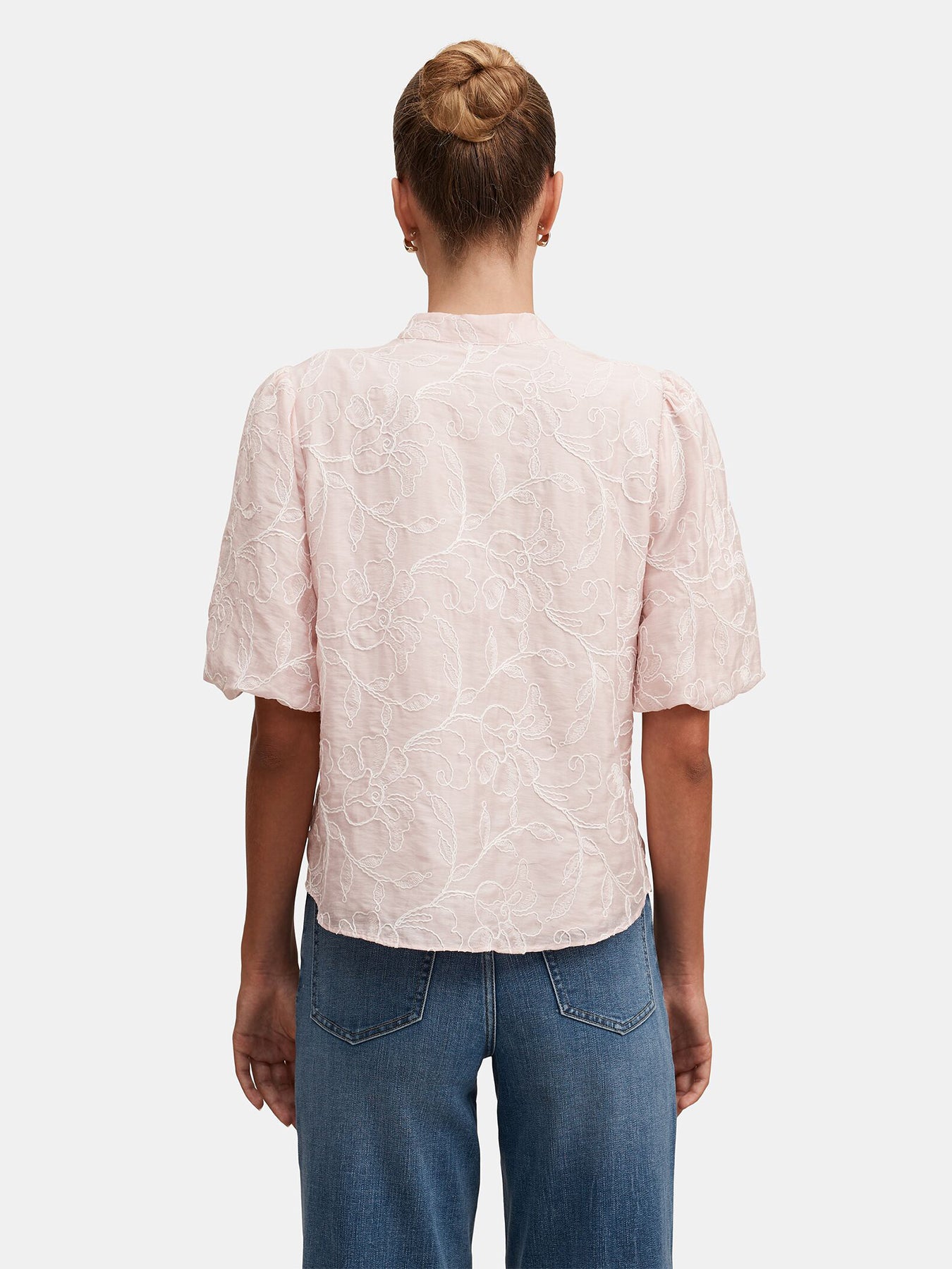 Arlow Embroidered Blouse Pink
