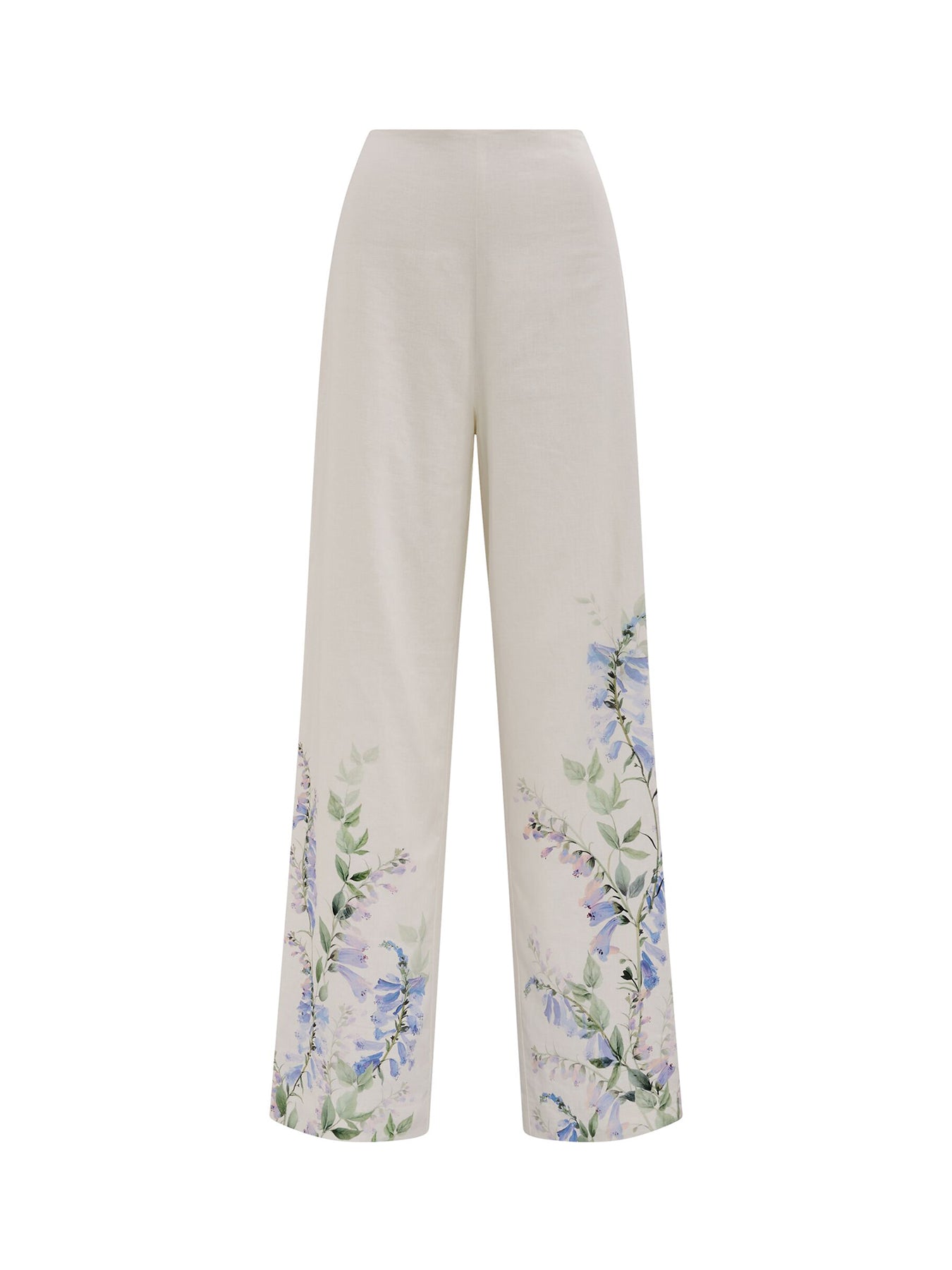 Soleil Floral Print Wide Leg Trousers Floral Print