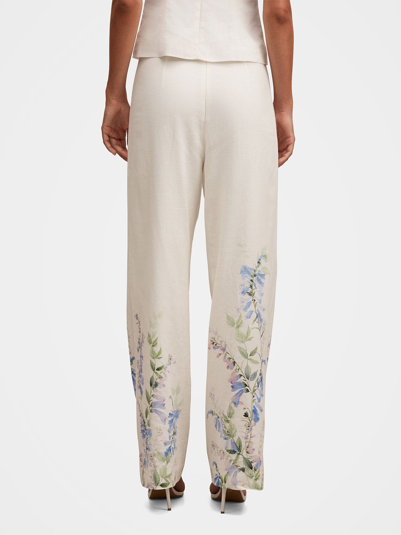Soleil Floral Print Wide Leg Trousers Floral Print