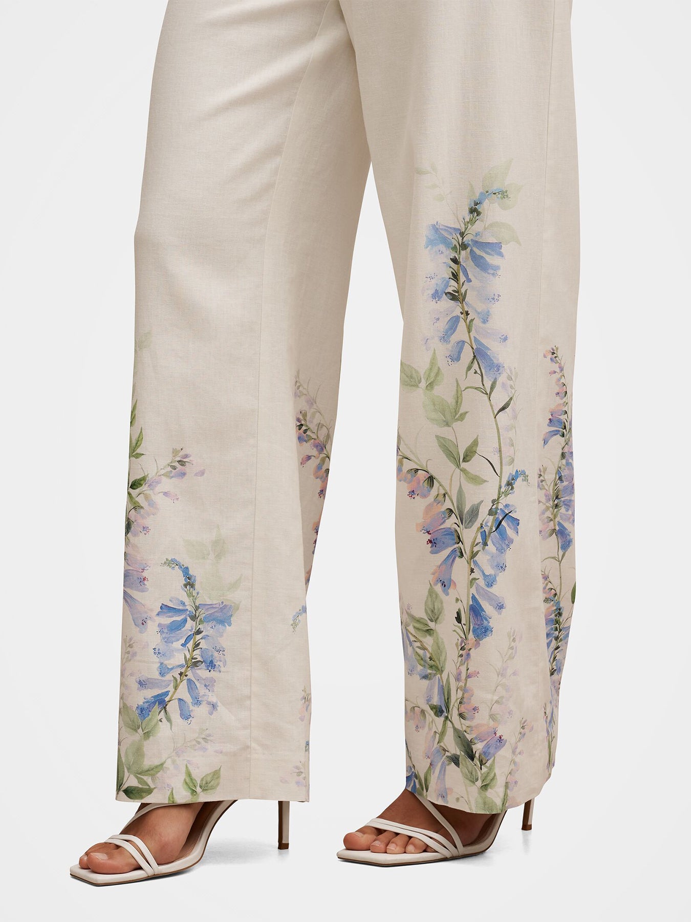 Soleil Floral Print Wide Leg Trousers Floral Print