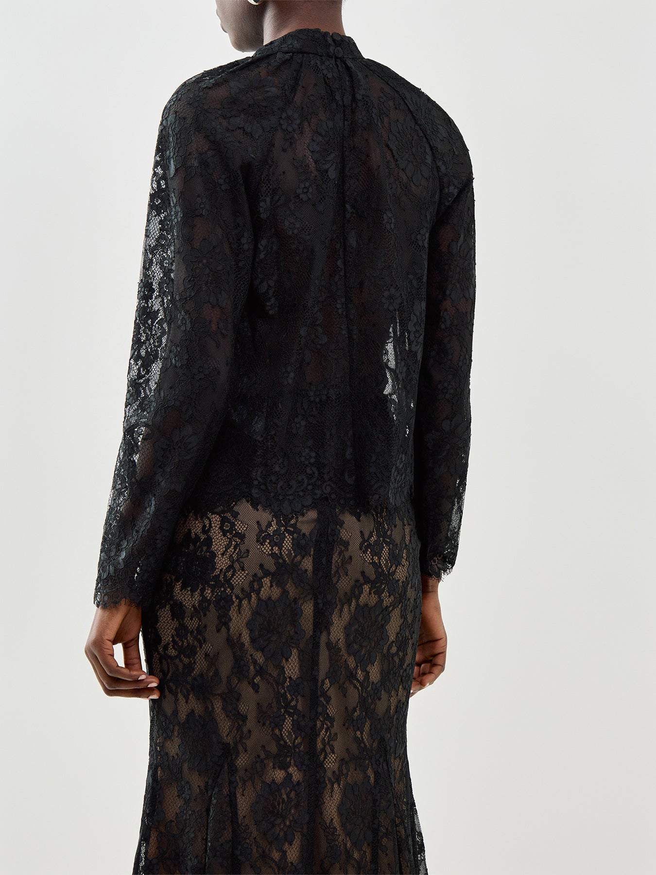 Lace Blouse Black