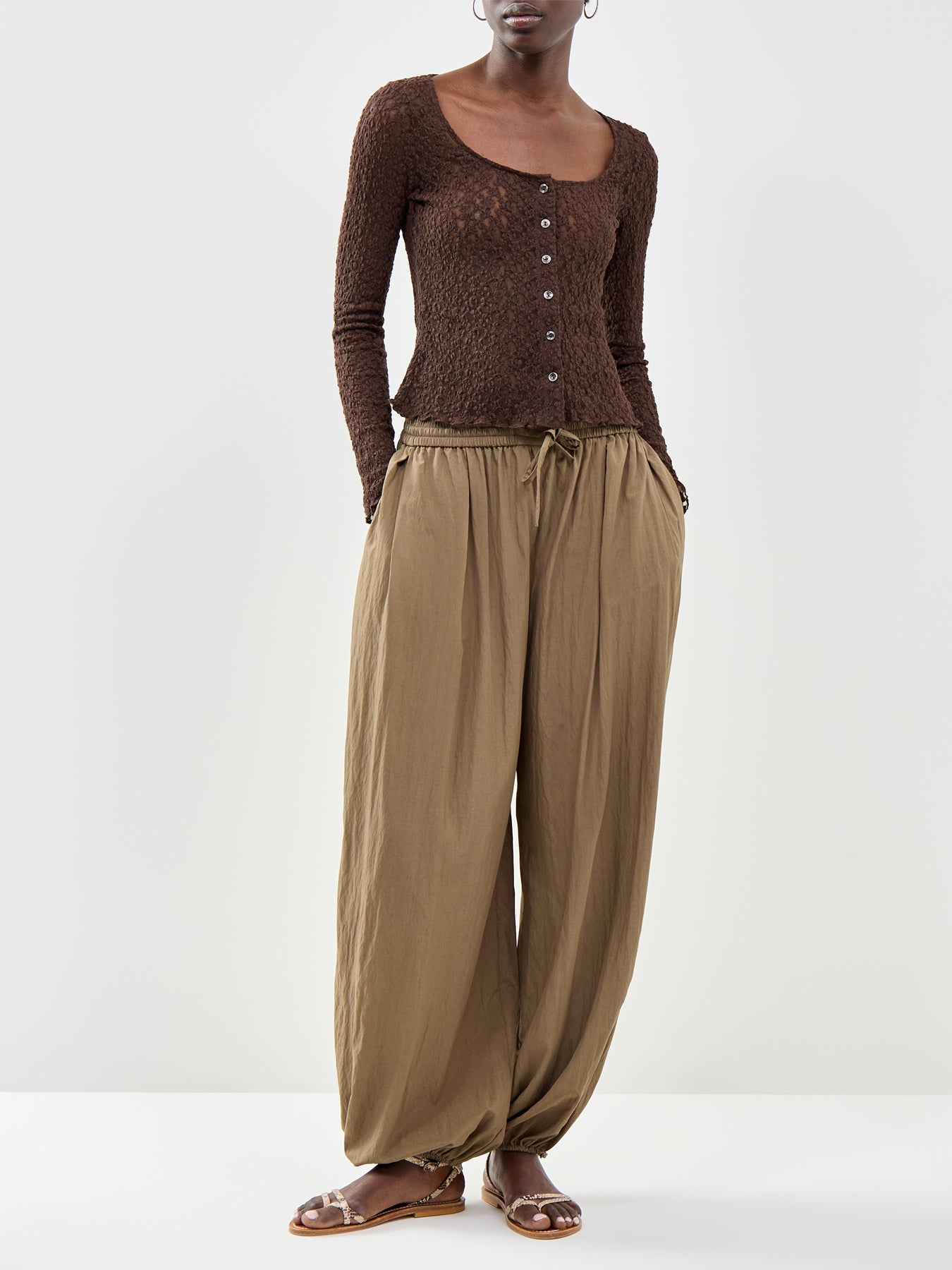 All Over Lace Scoop Neck Cardigan