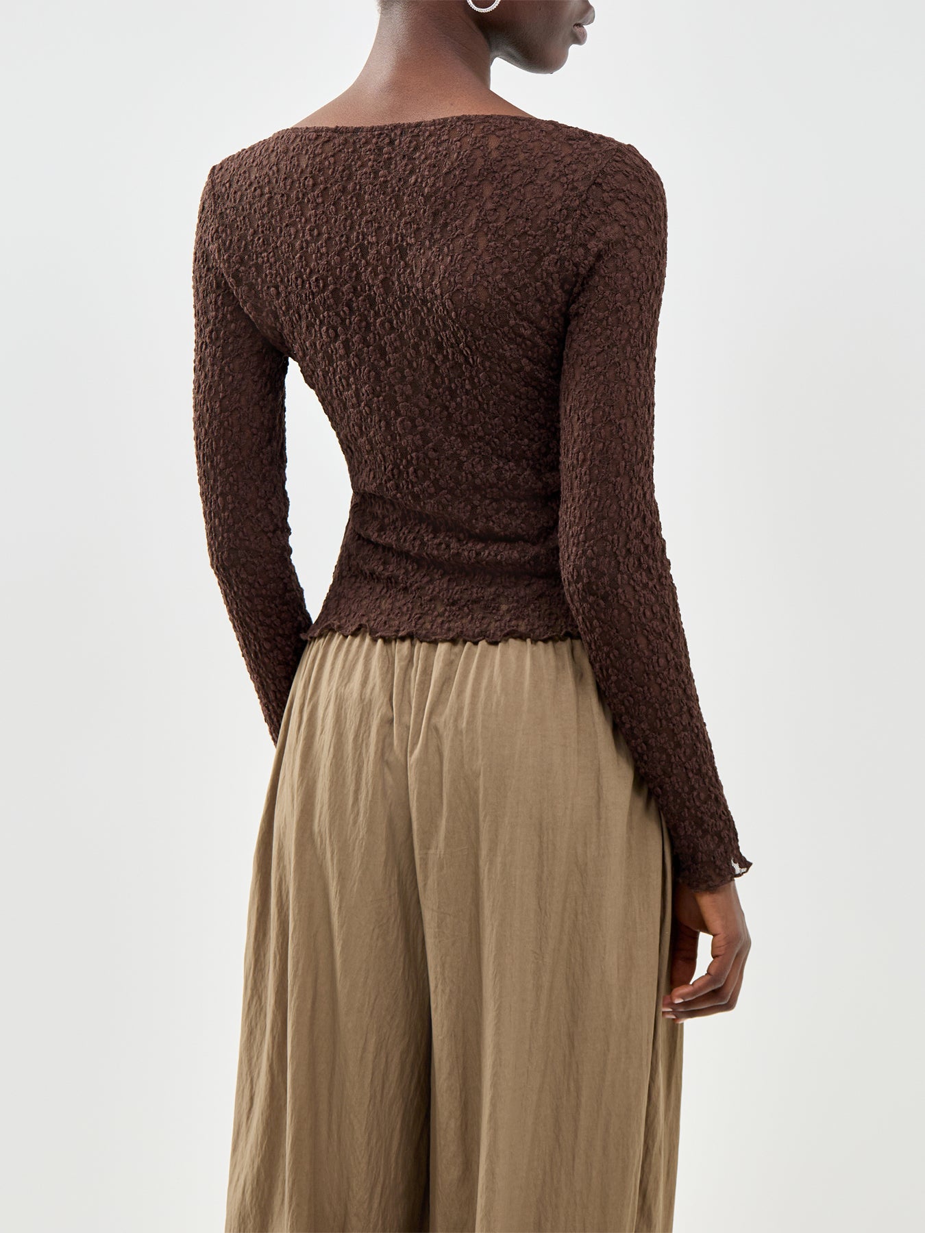 All Over Lace Scoop Neck Cardigan
